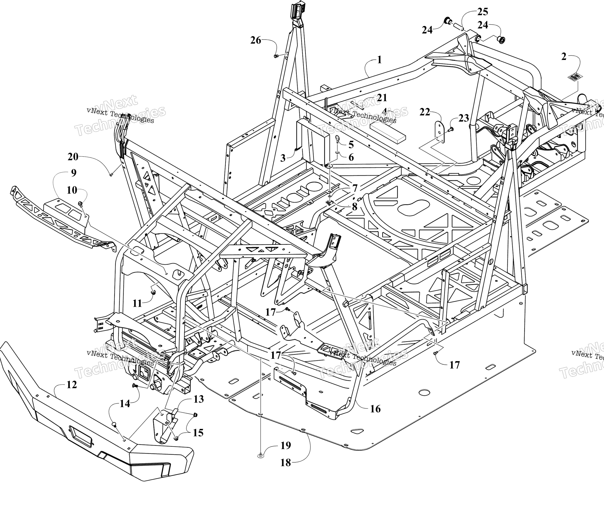 Рама And Related Parts