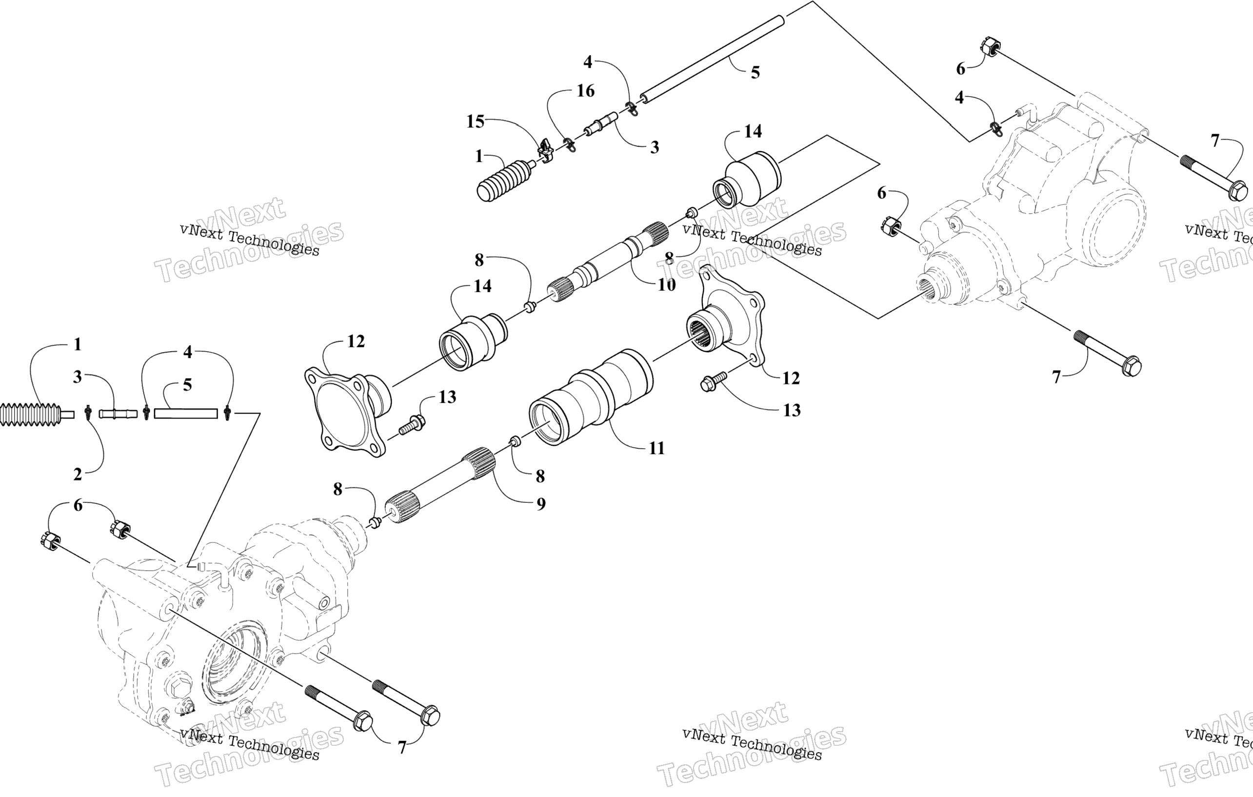 Привод Train Assembly