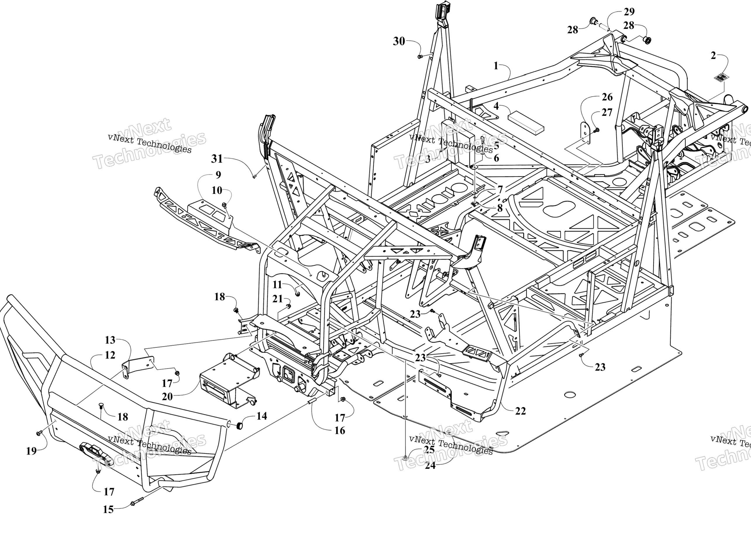 Рама And Related Parts