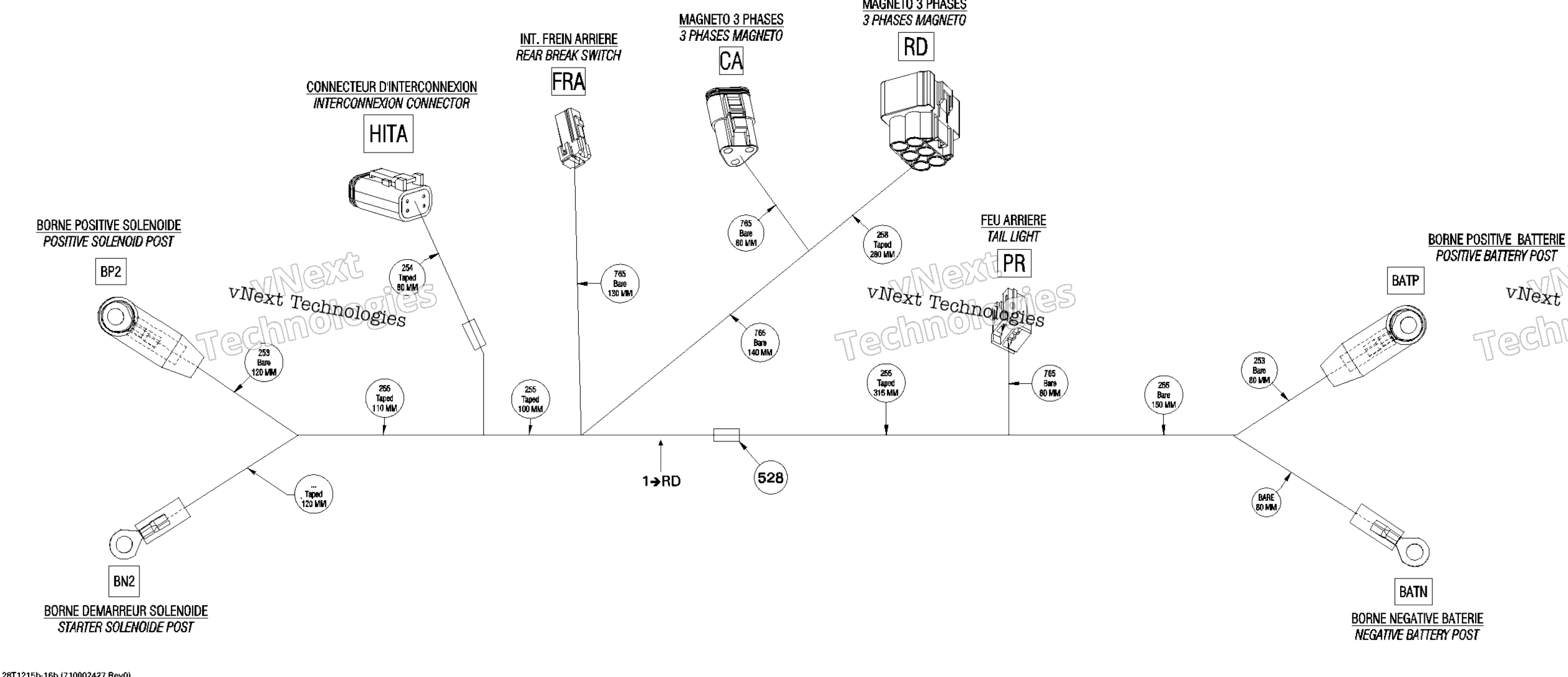 Основной Harness Rear Section