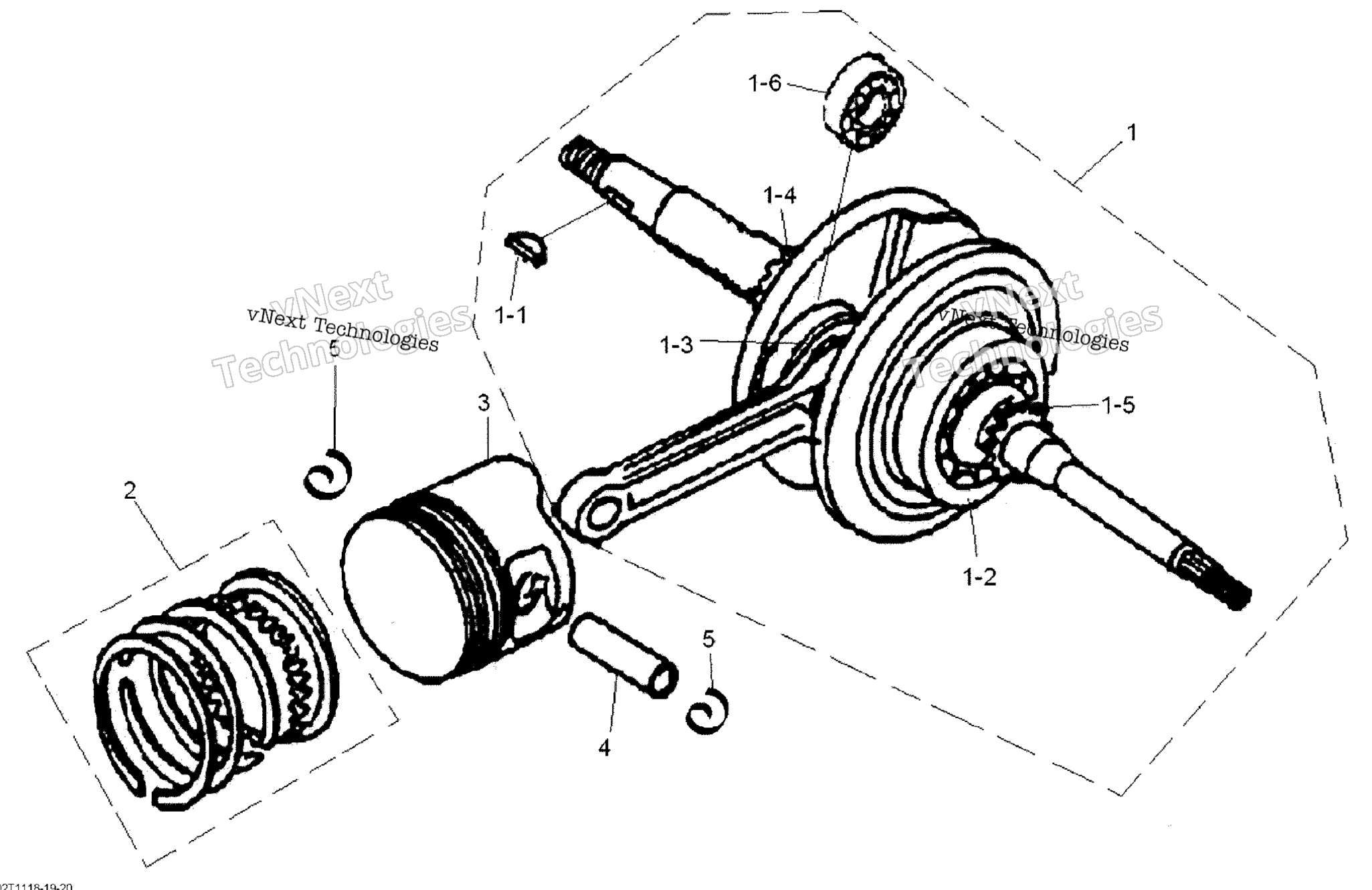 Коленчатый вал And Pistons
