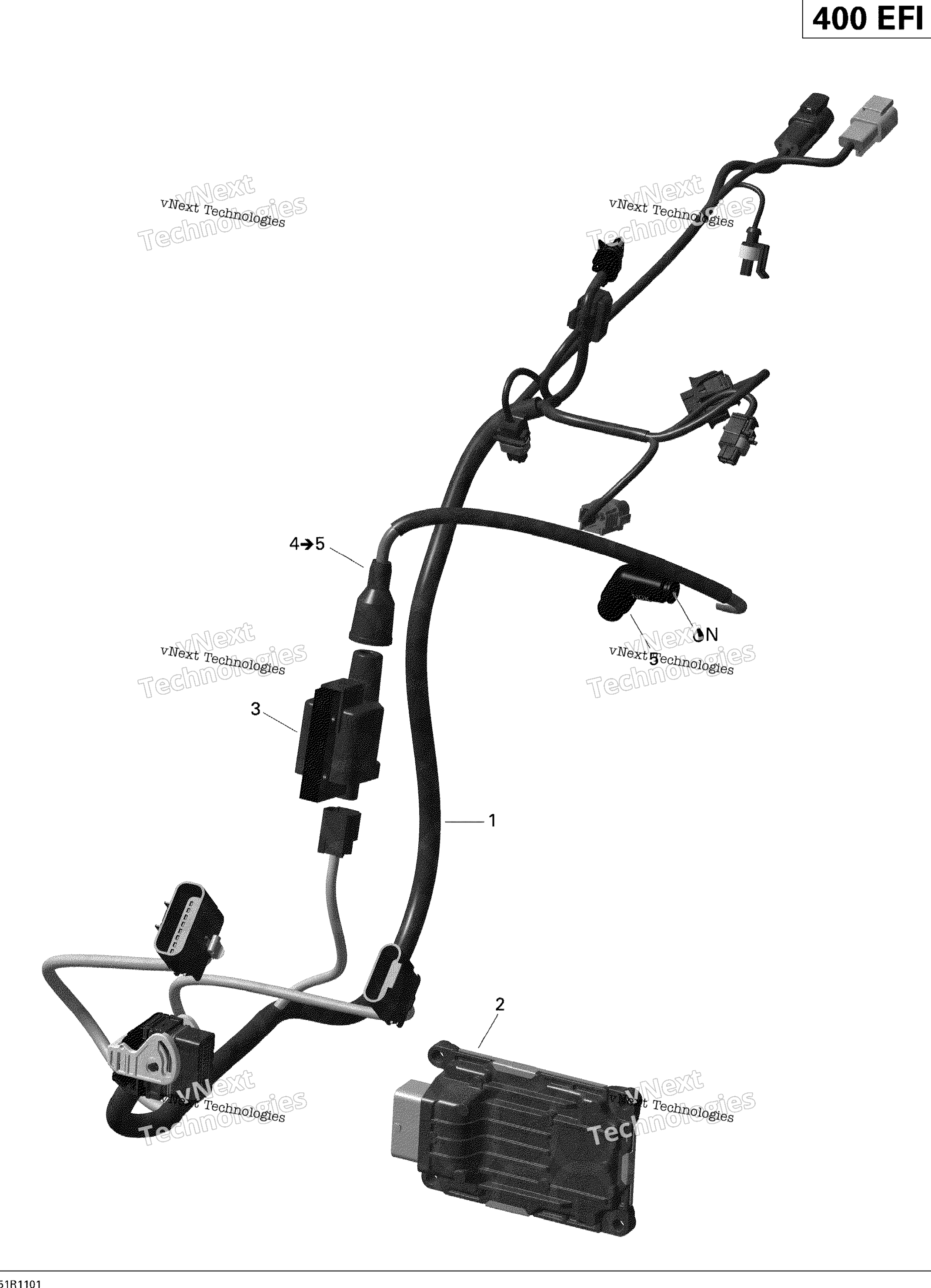 Двигатель Harness And Electronic Module