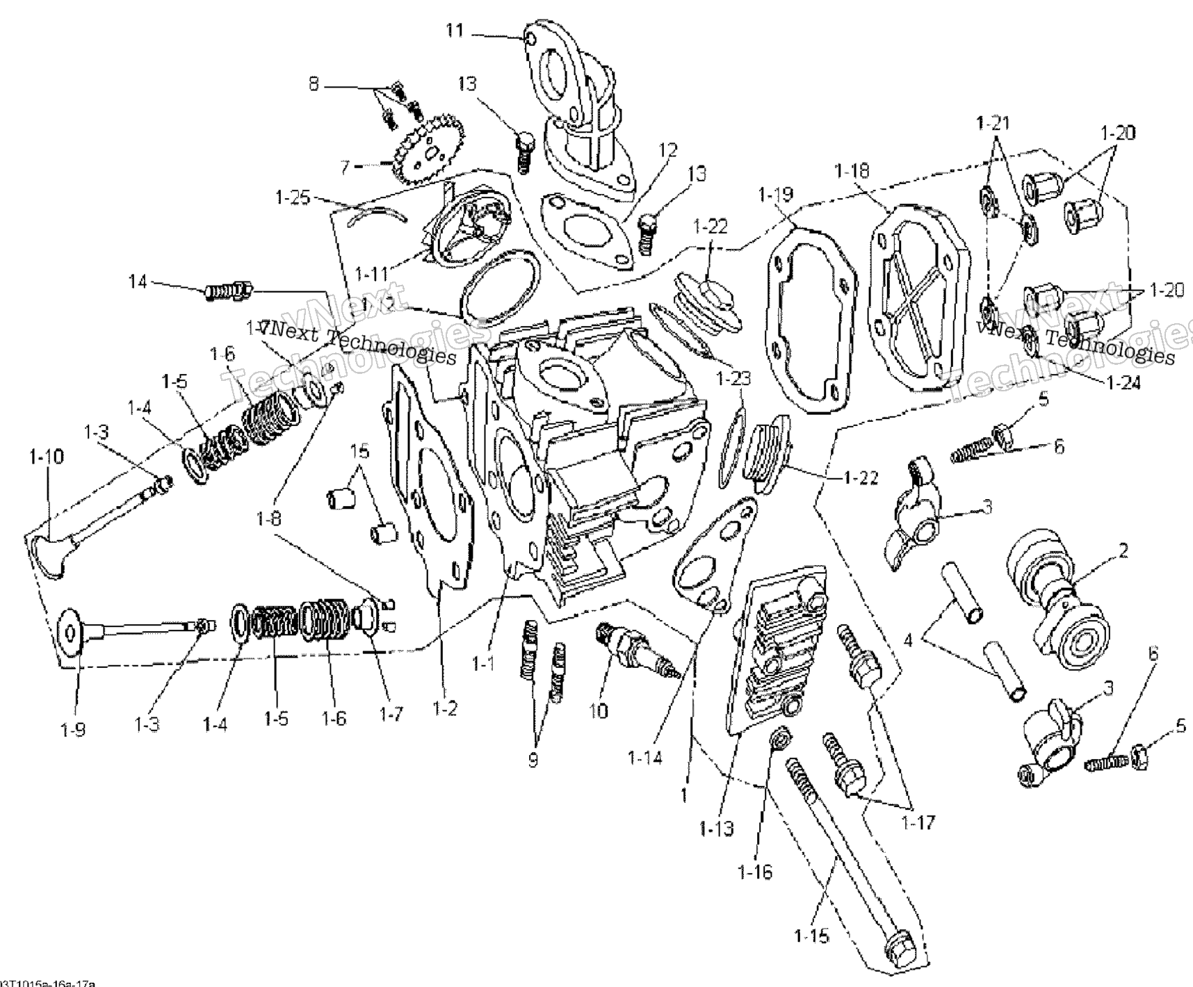 Цилиндр Head And Intake Manifold