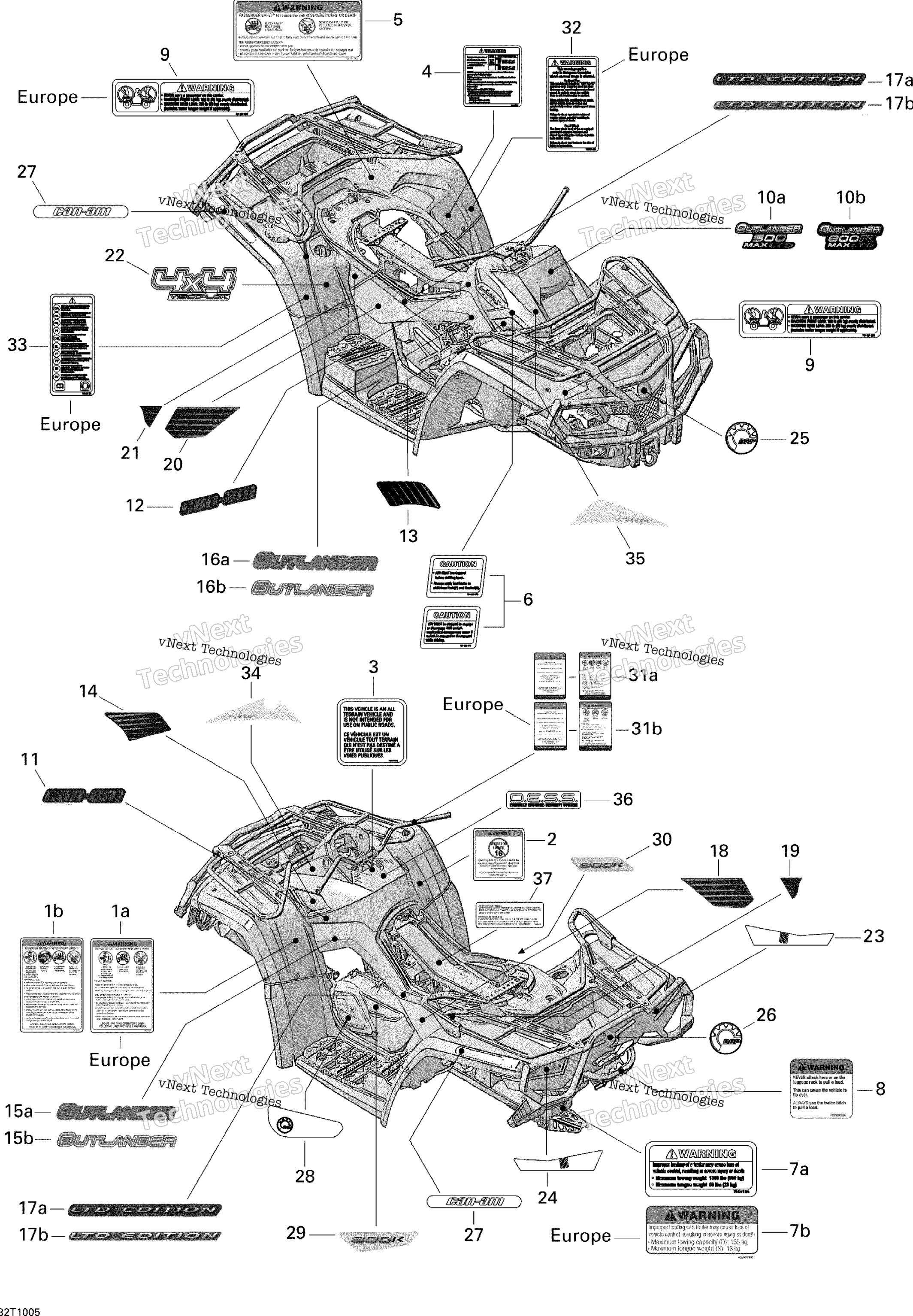 Наклейки 500 Efi