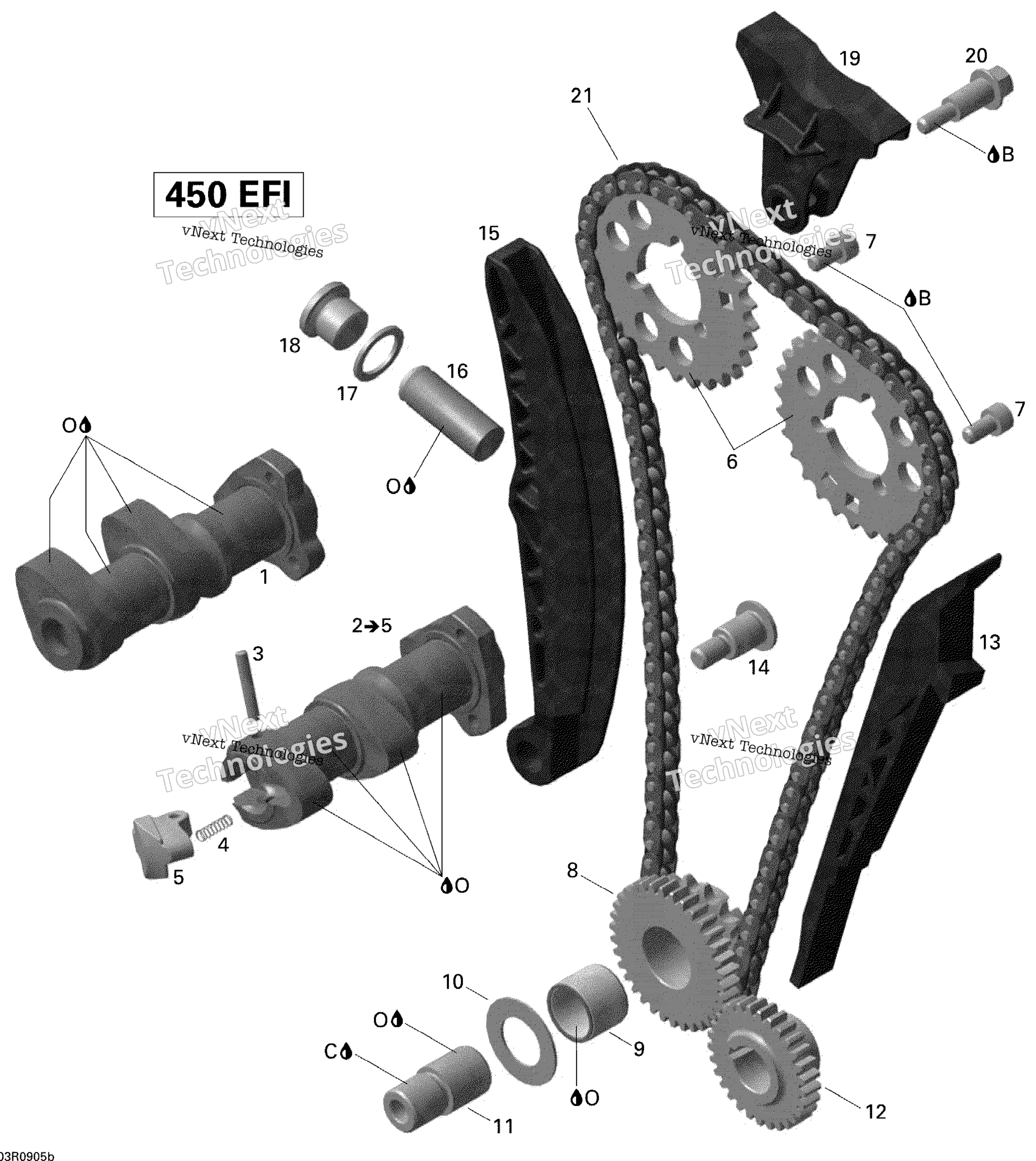 Camshaft и Timing цепь