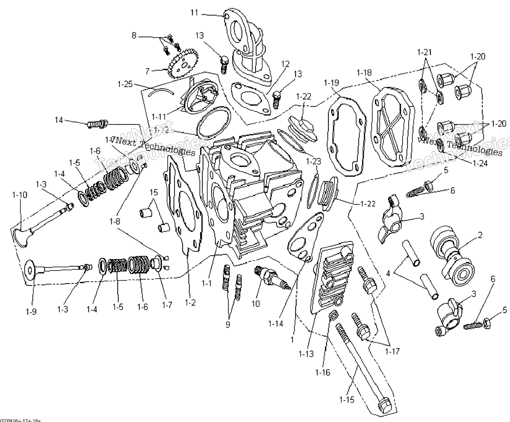 Цилиндр Head And Intake Manifold