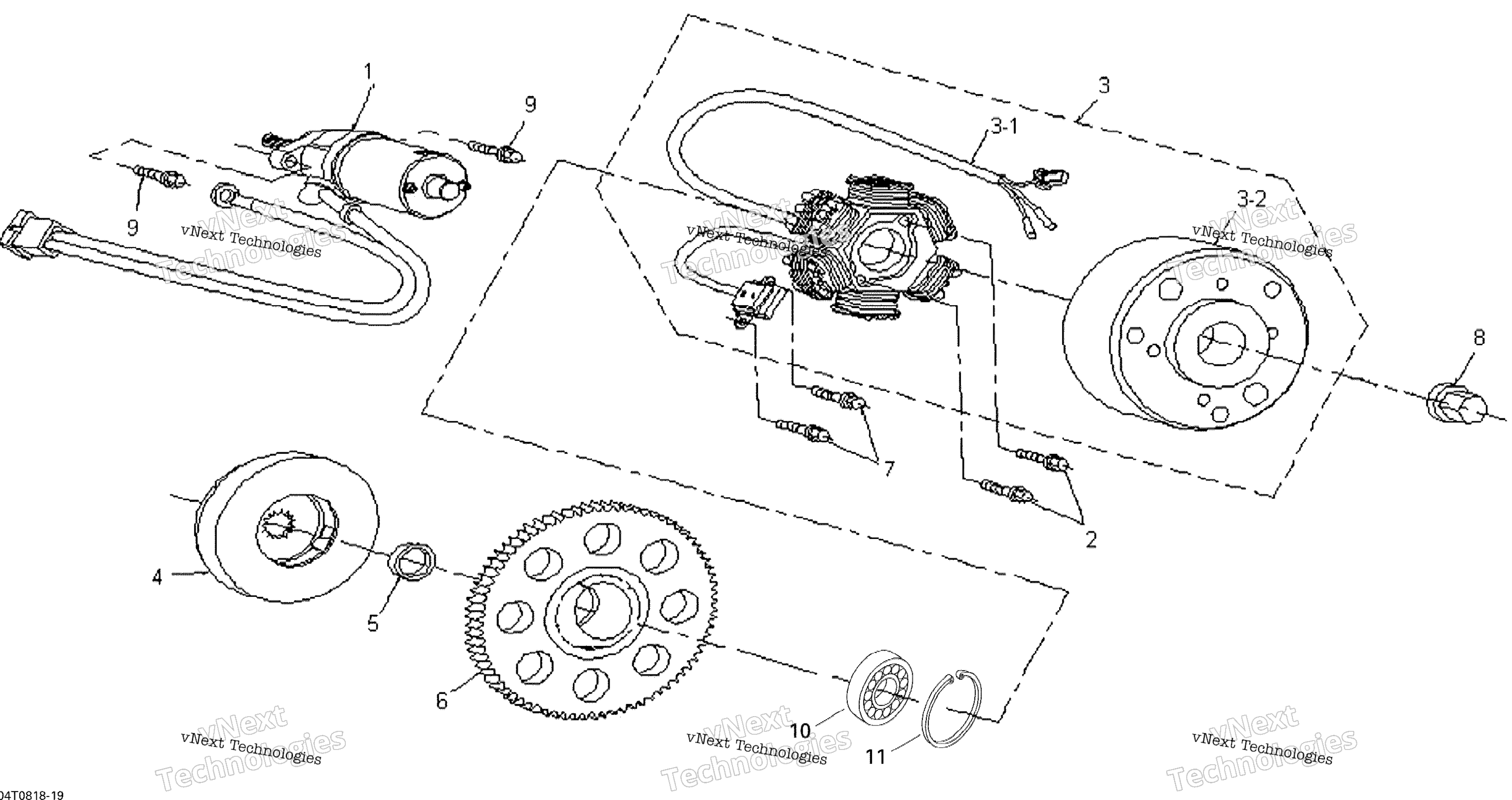 Магнето And Electric Starter
