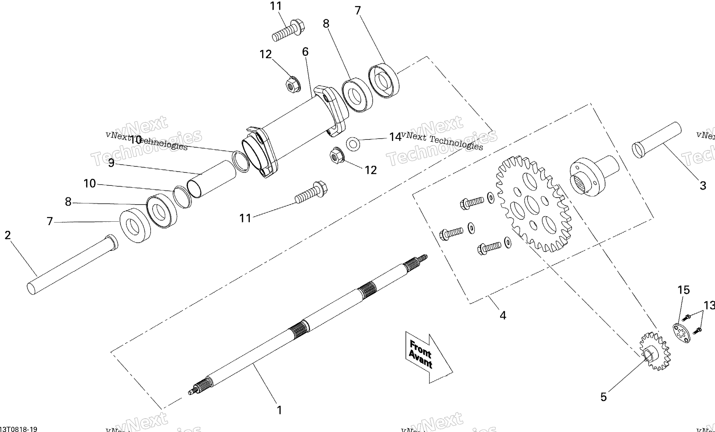 Привод System, Rear