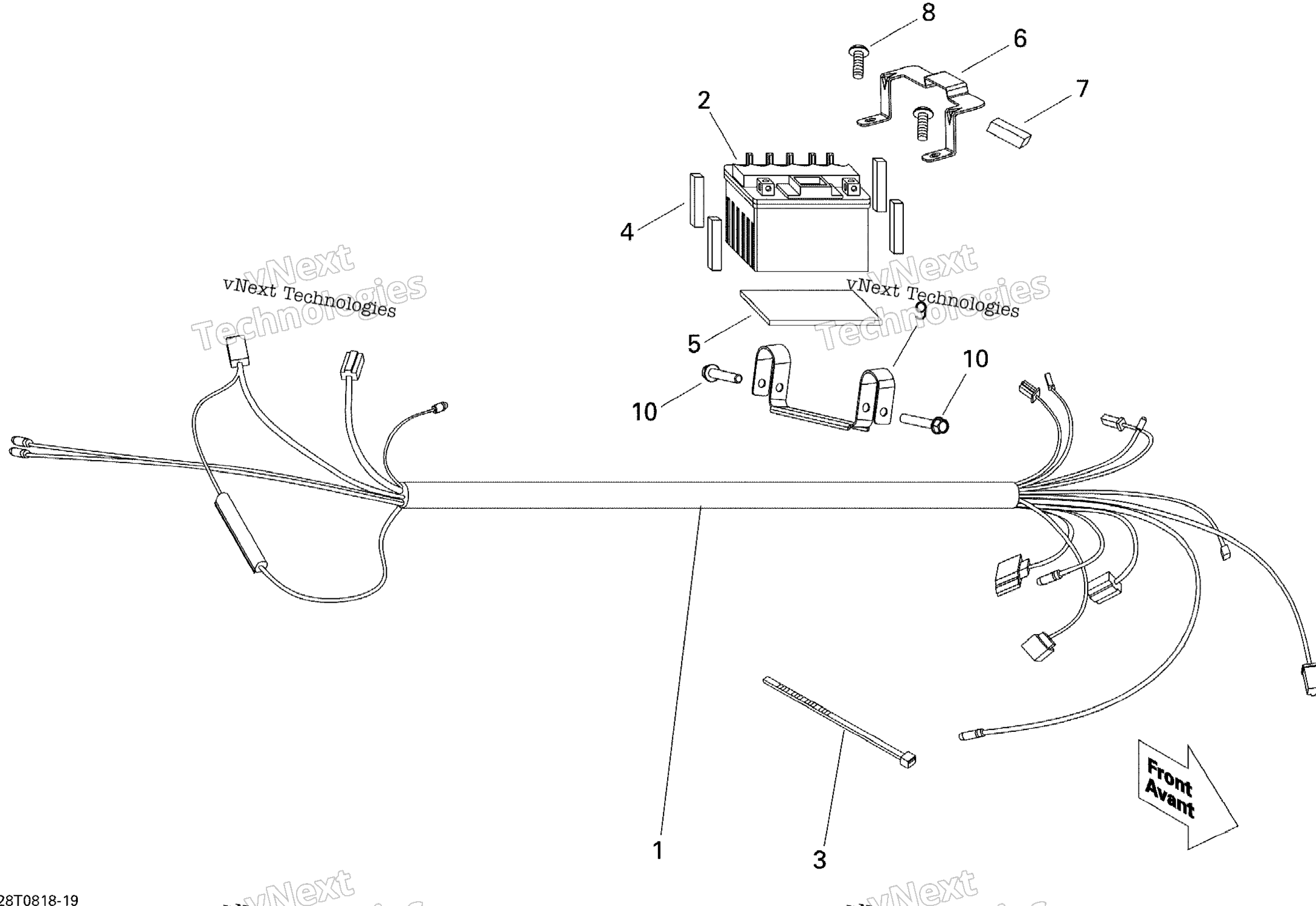 Основной Harness And Battery