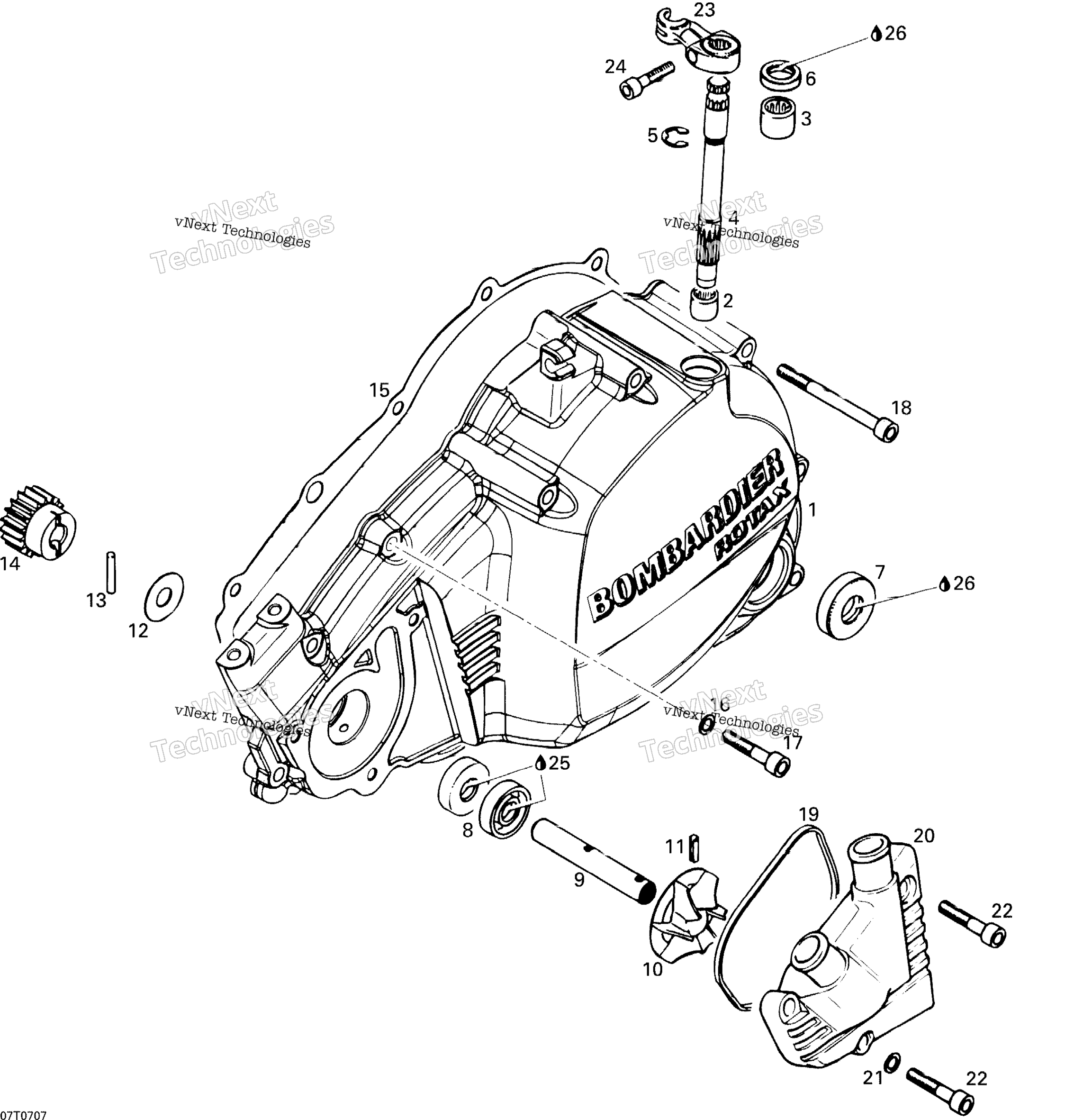 Сцепление Housing And Water Pump