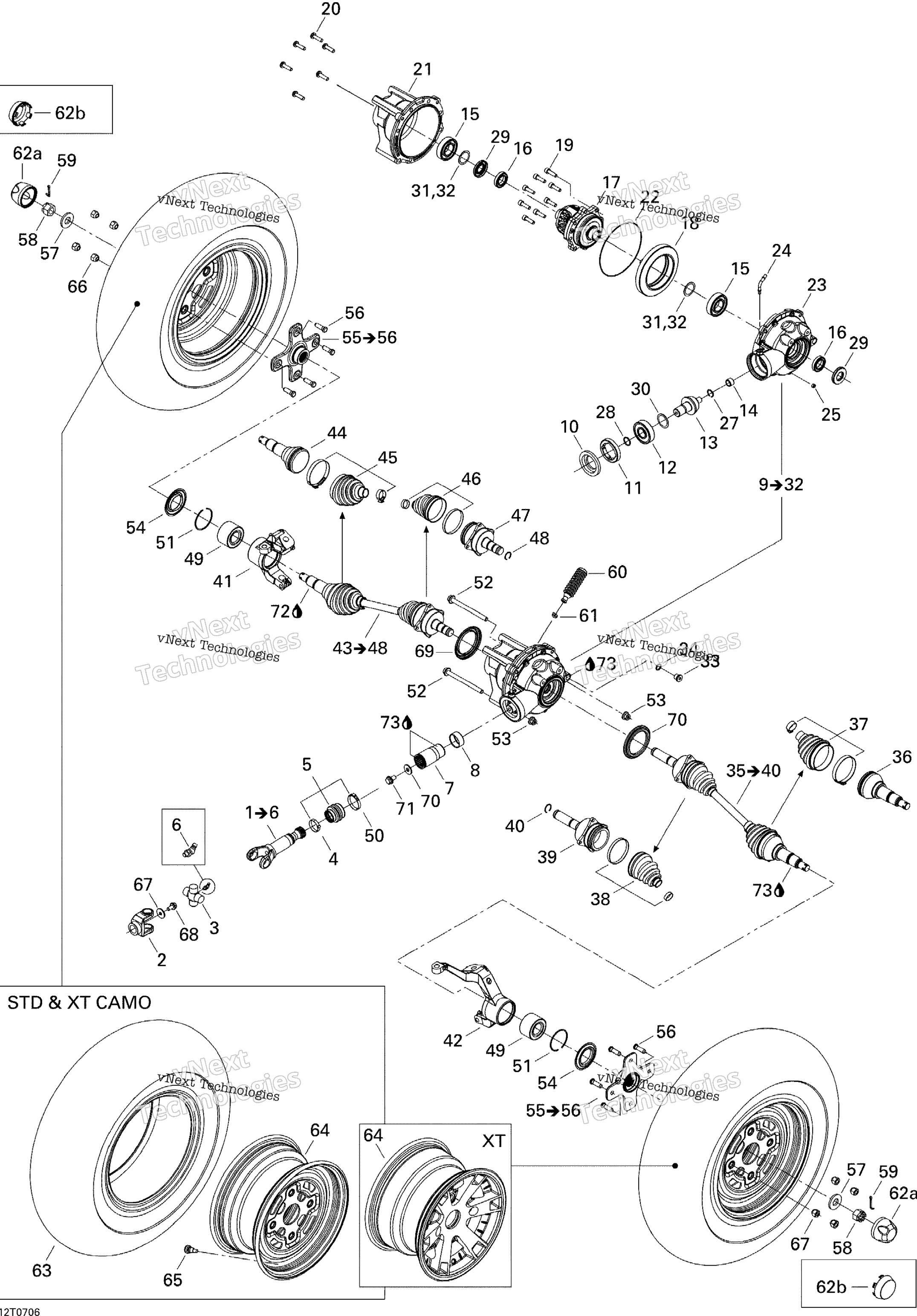 Привод System, Front Std