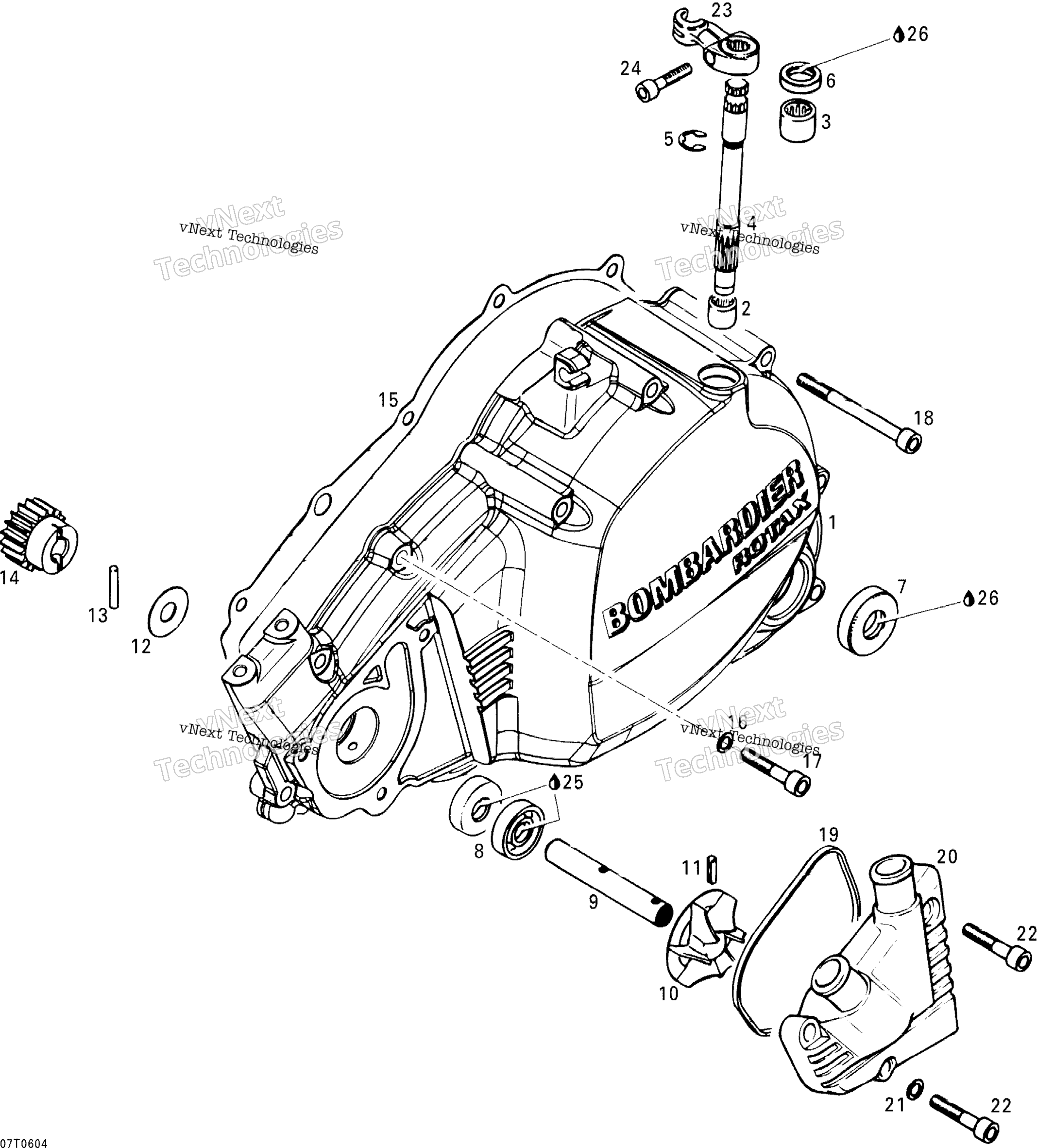 Сцепление Housing And Water Pump