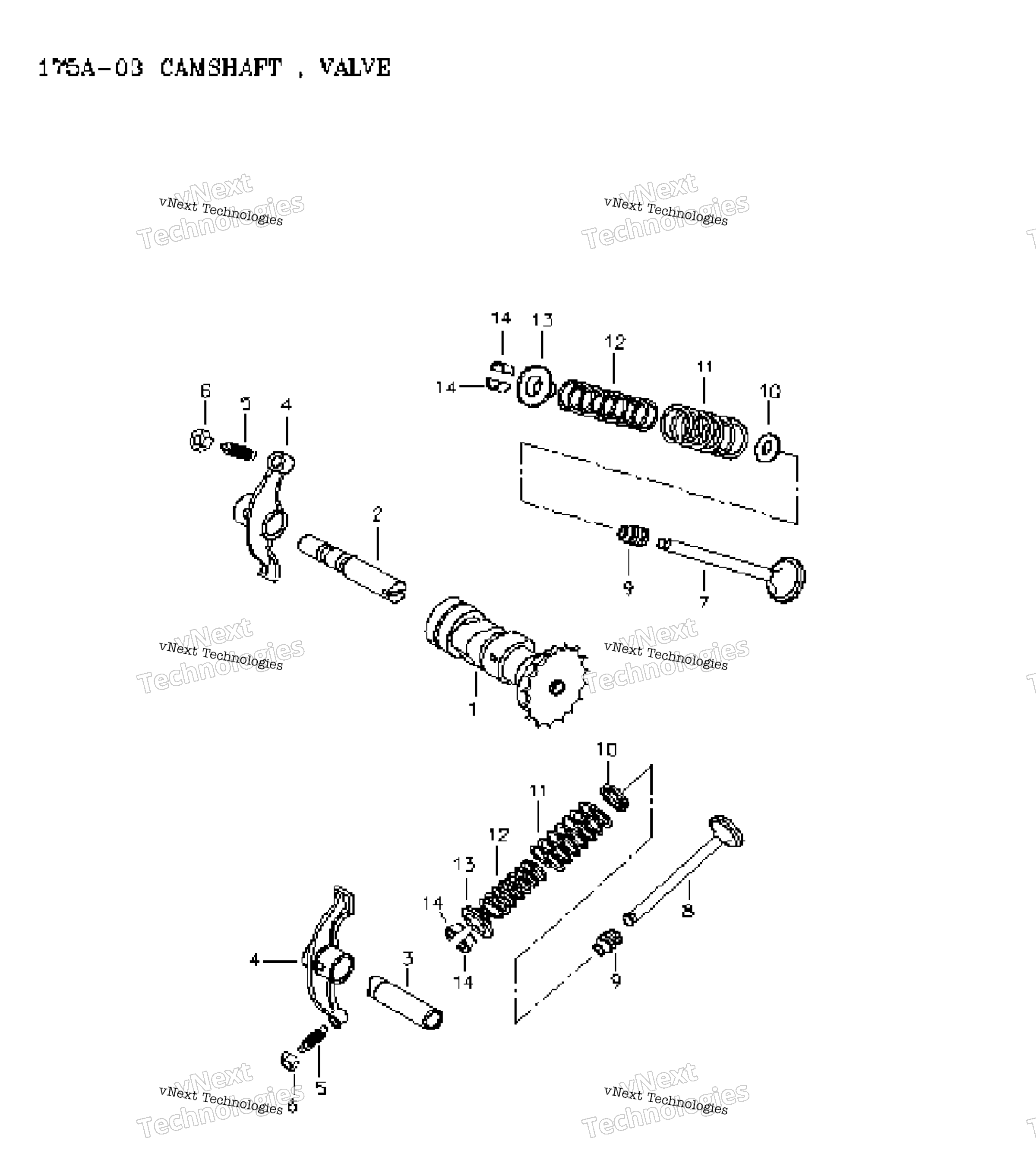 Camshaft, клапан