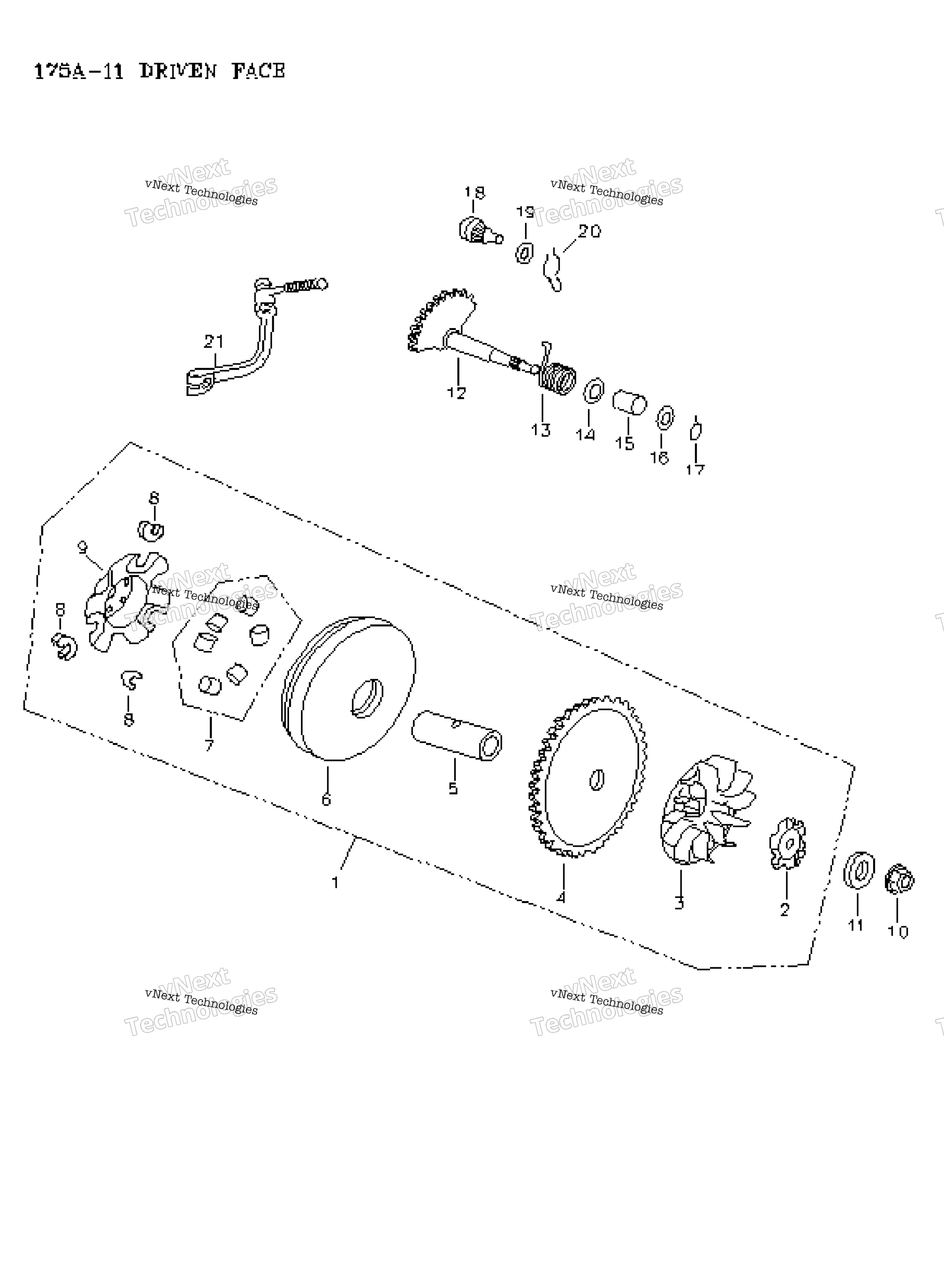 Привод Pulley, Kick Start
