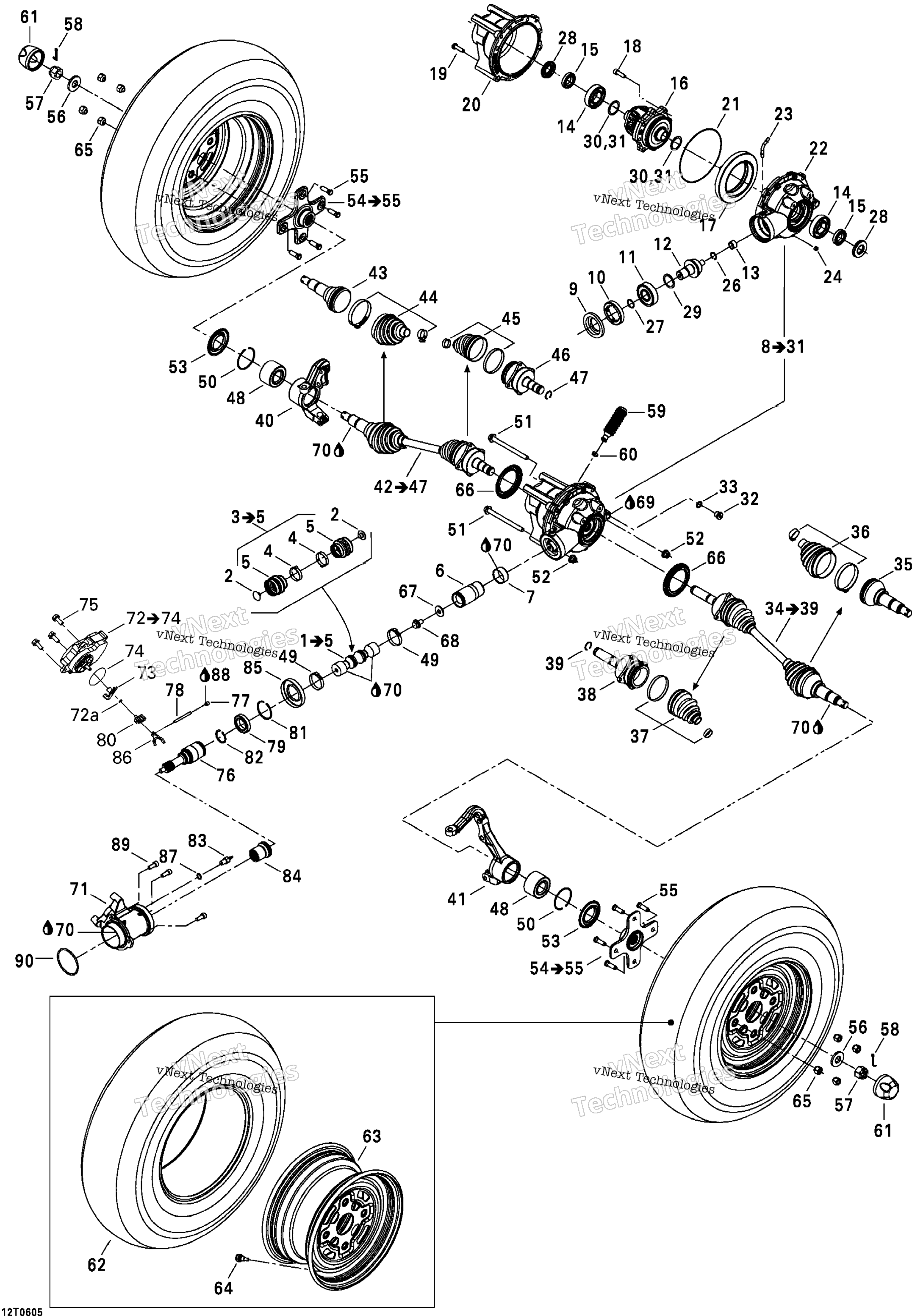 Привод System, Front Std