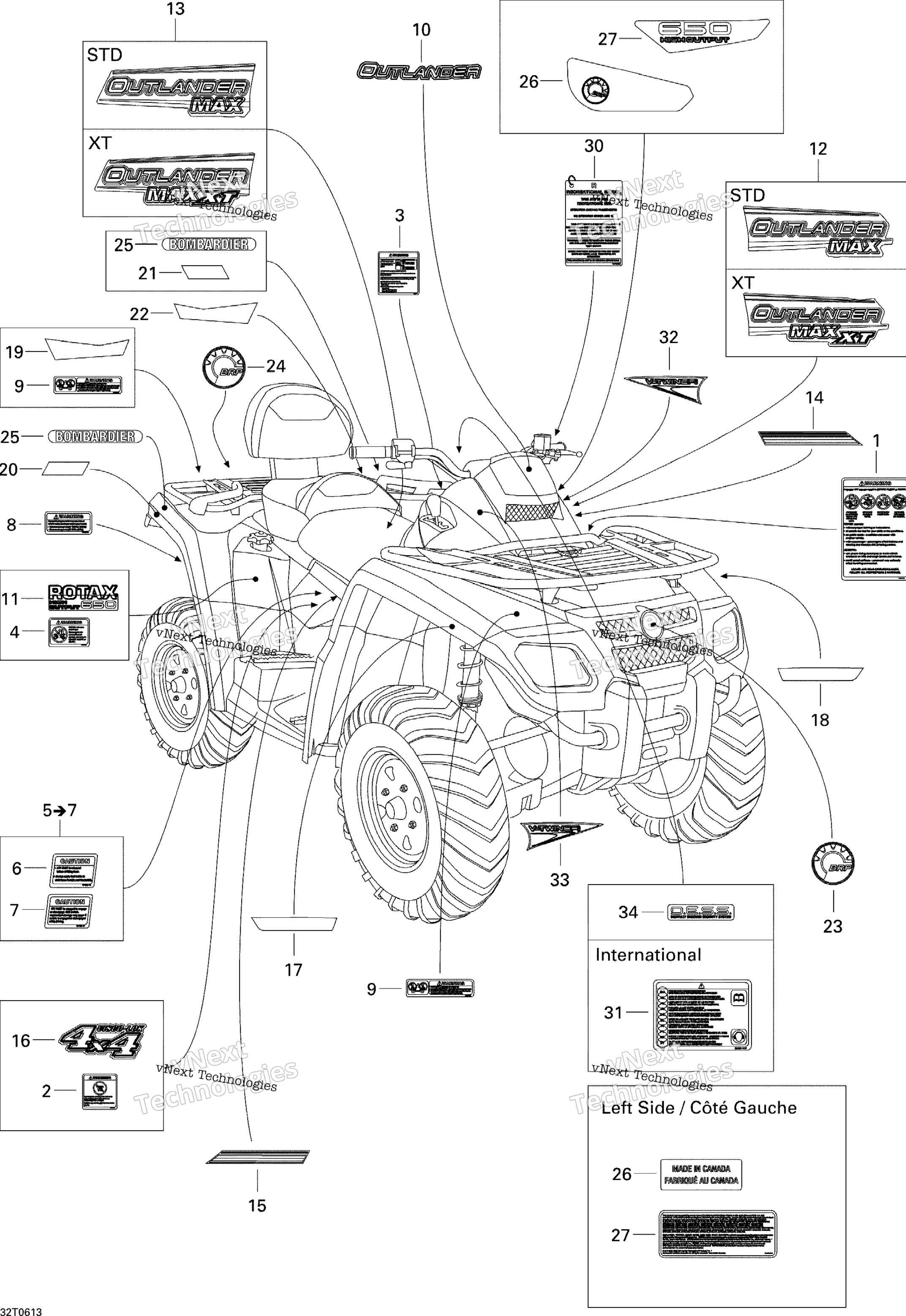 Наклейки Max Xt