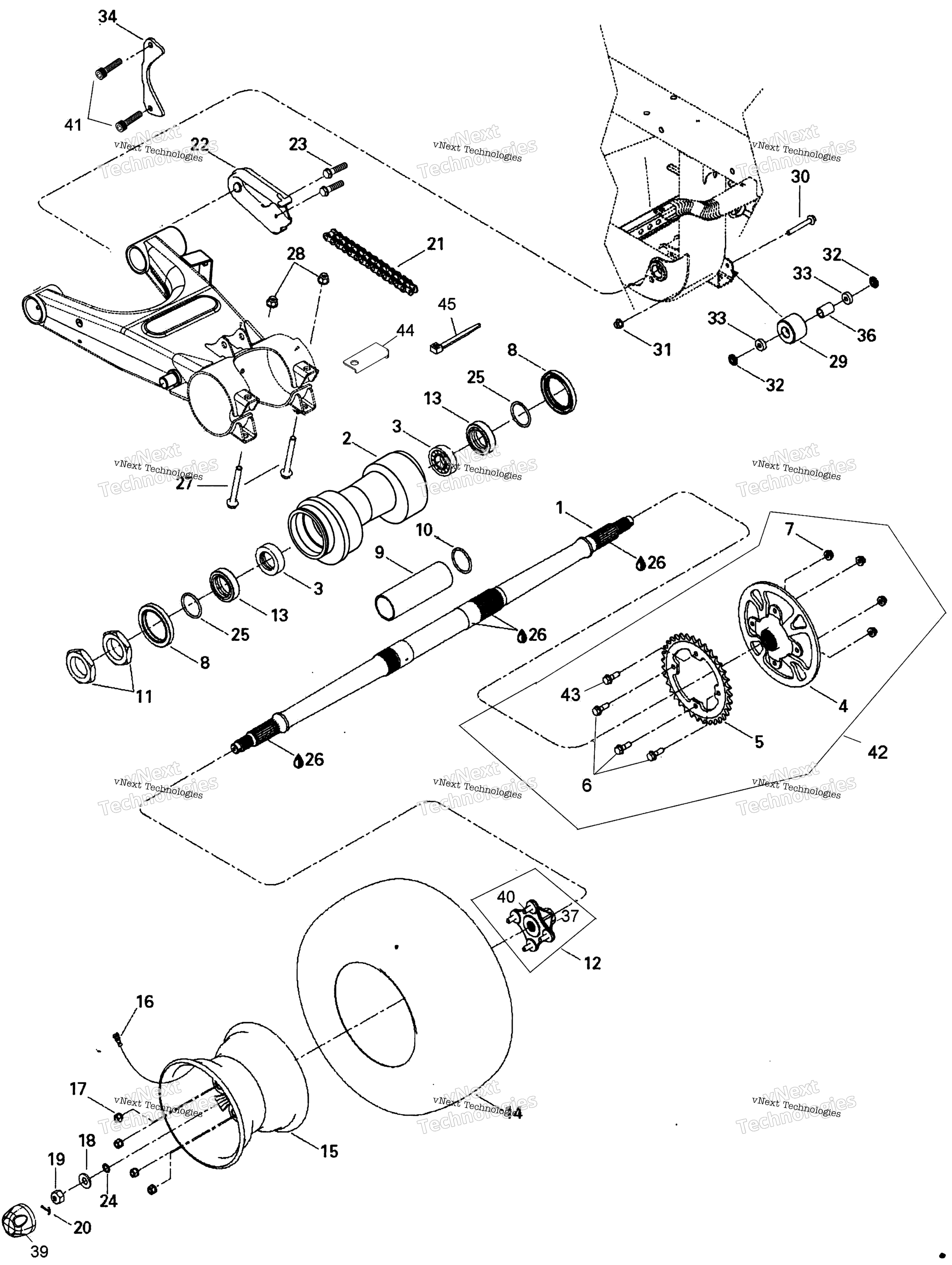Привод System, Rear Europe