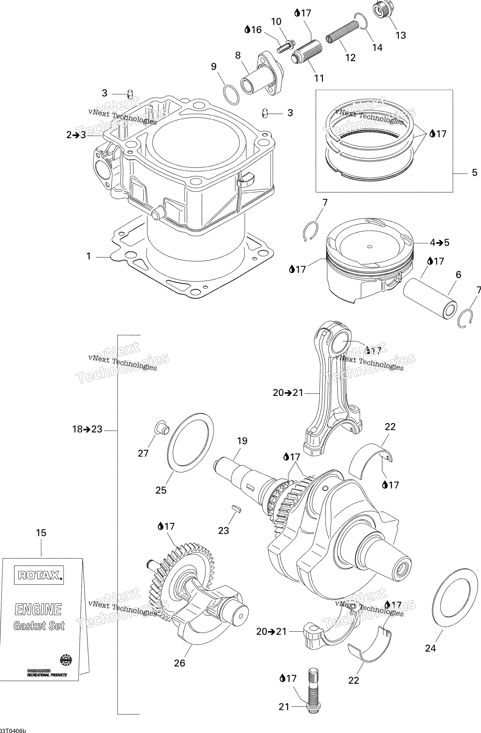 Коленчатый вал And Cylinder