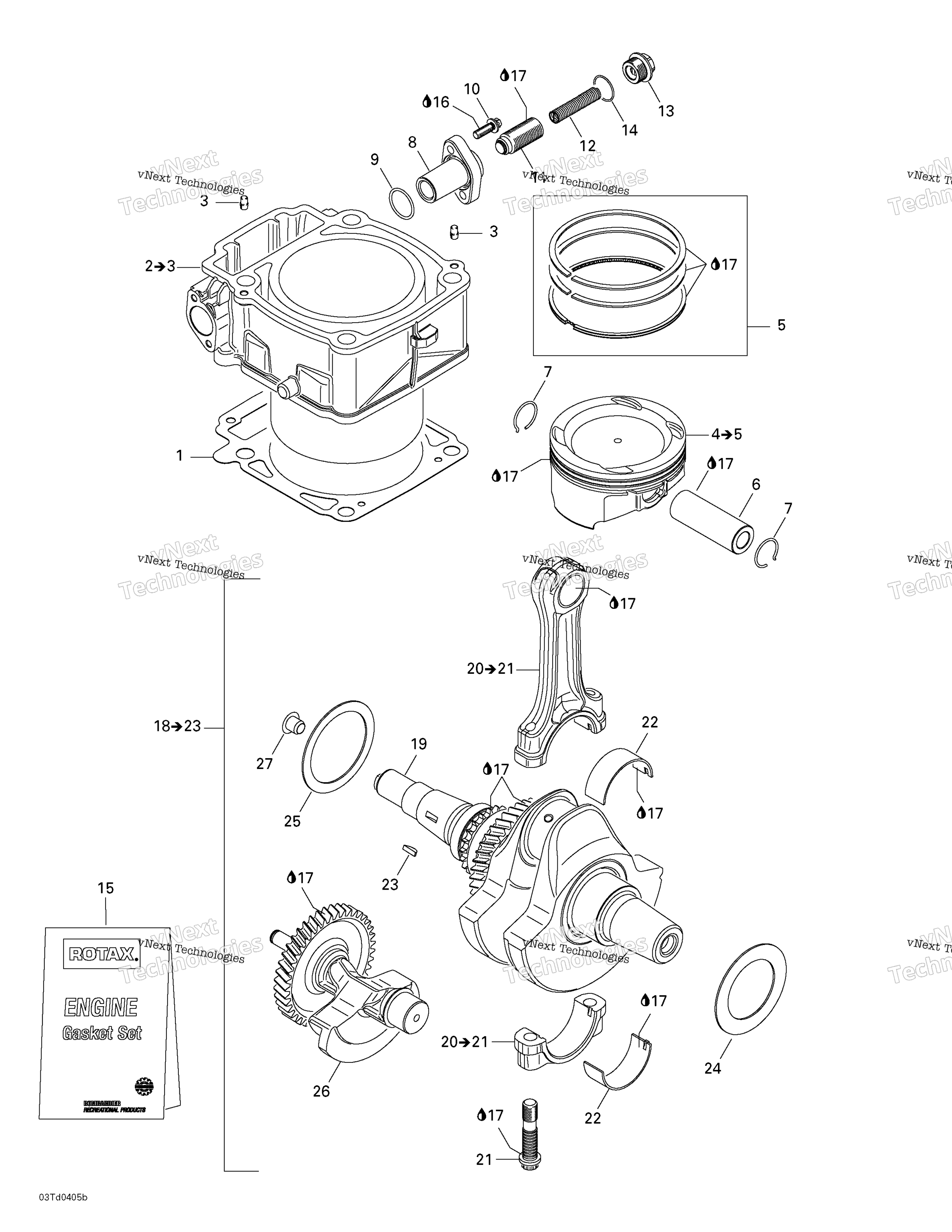 Коленчатый вал And Cylinder