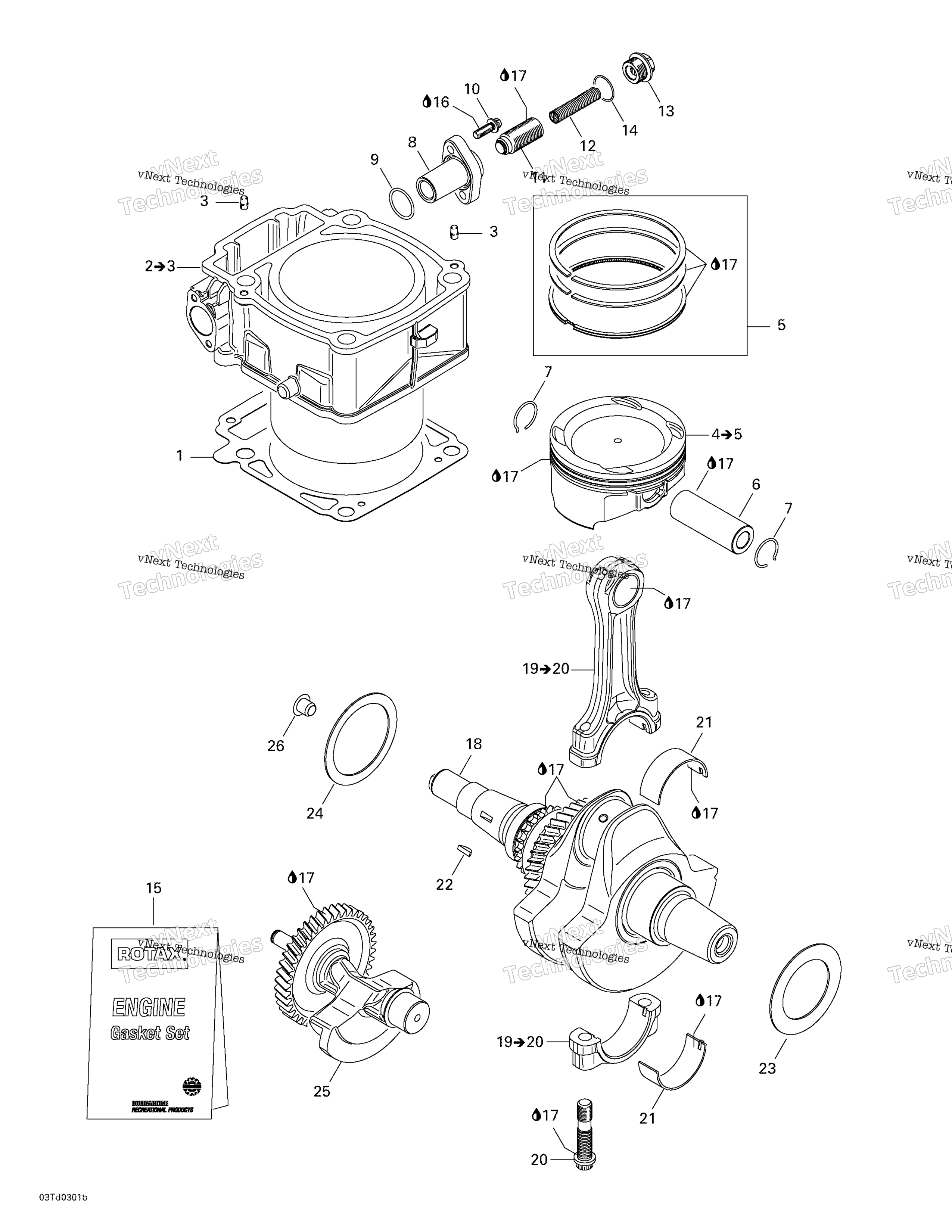 Коленчатый вал And Cylinder