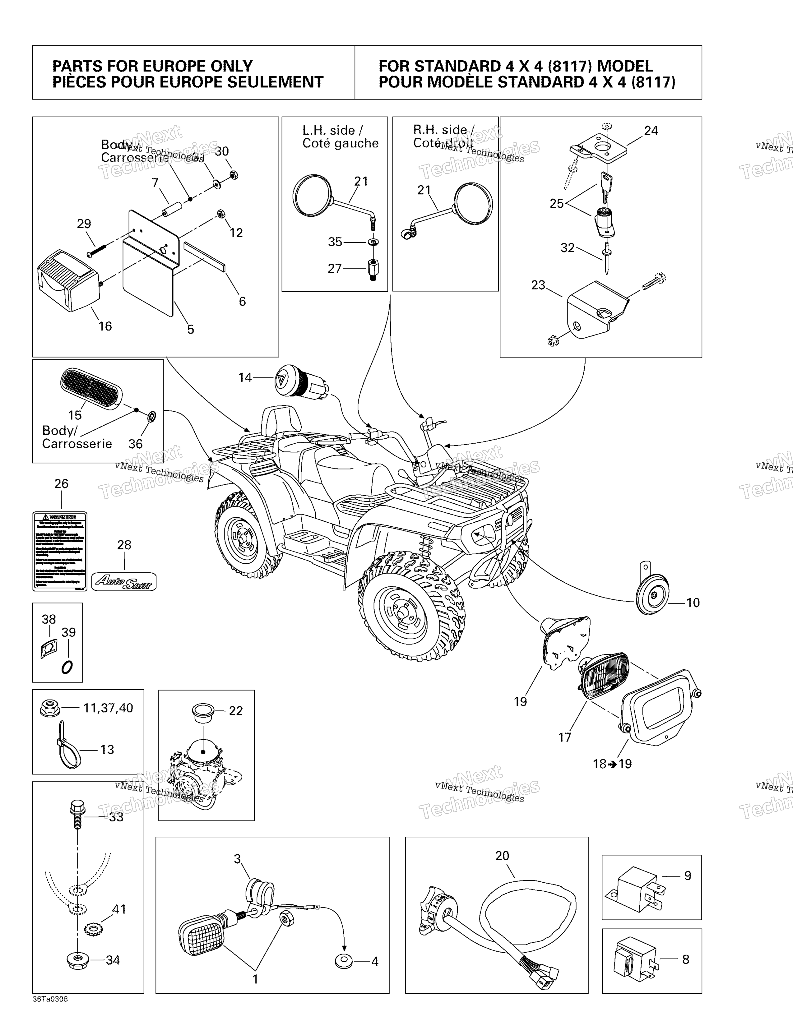 Homologation комплект For Европа