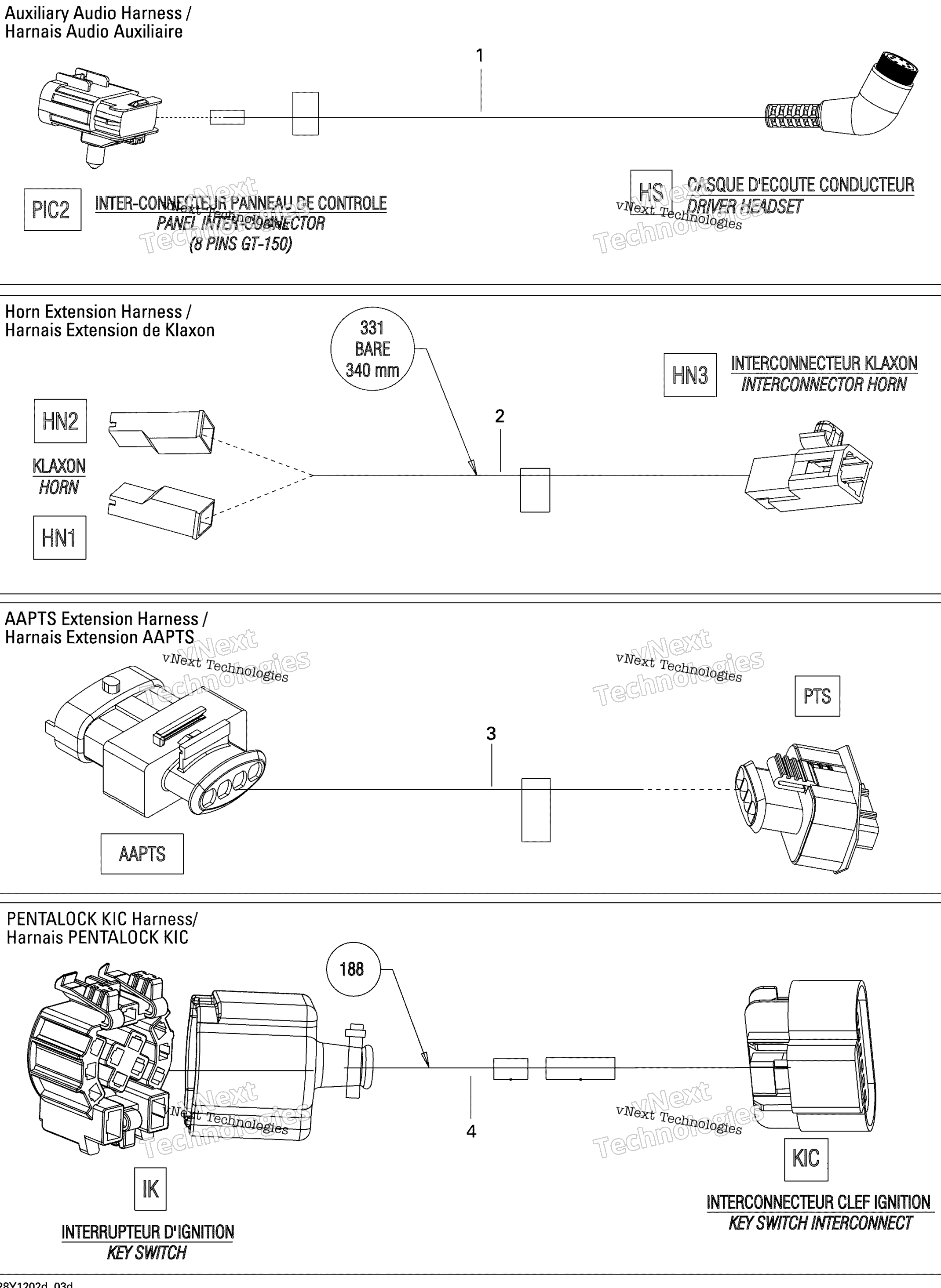 Жгут проводов , Miscellaneous