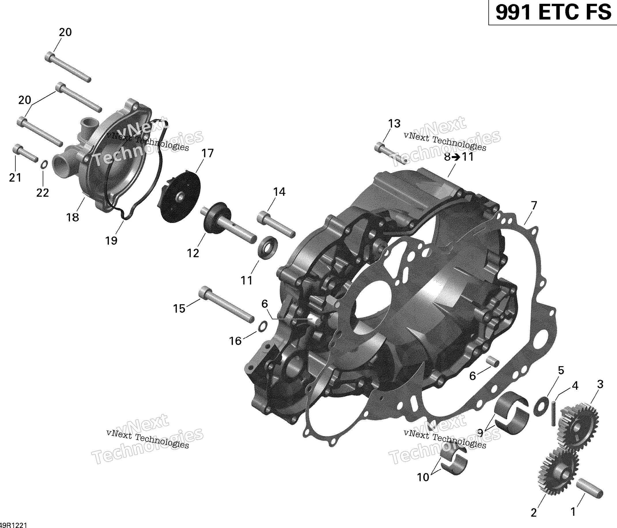 Сцепление Cover And Water Pump