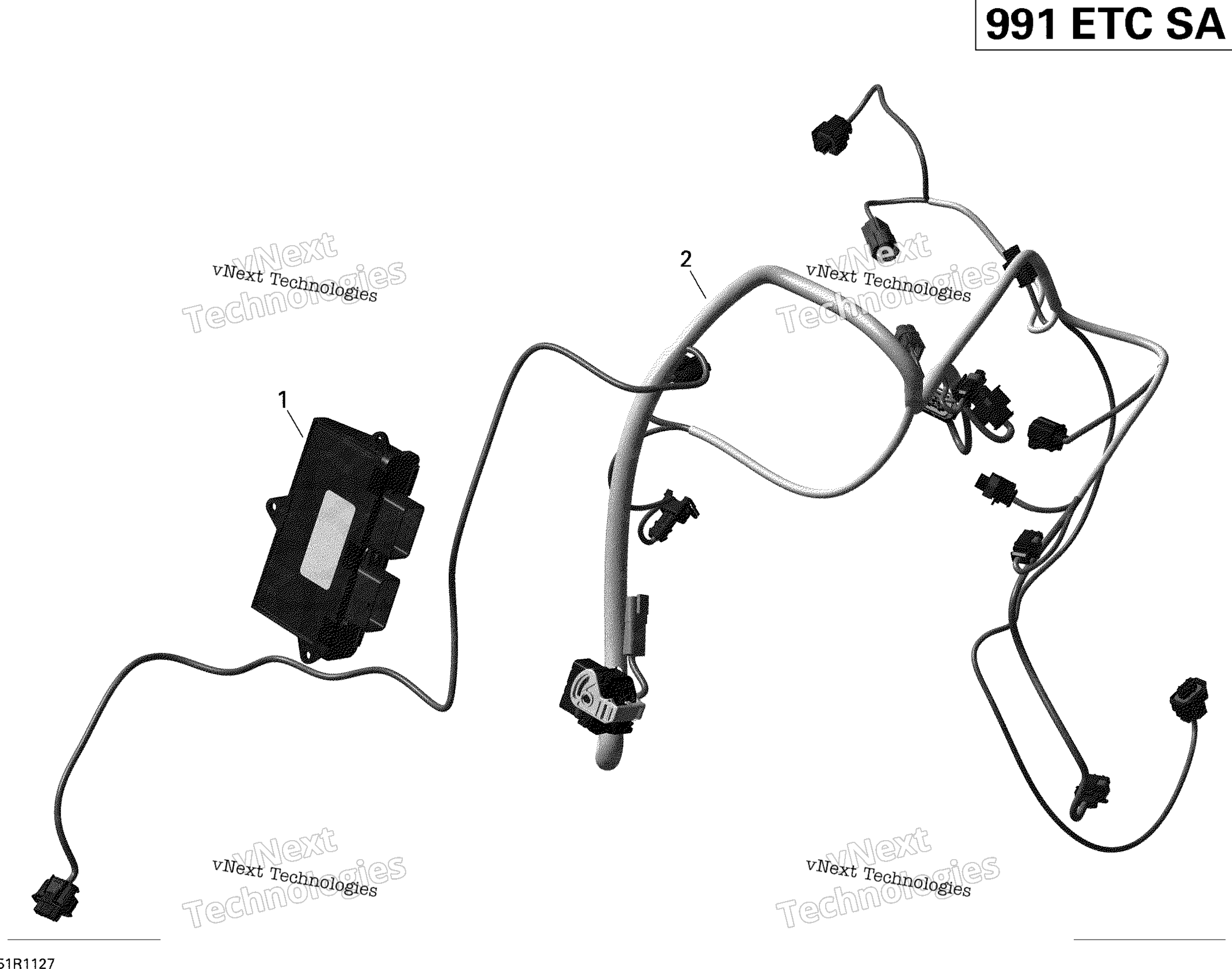 Двигатель Harness And Electronic Module