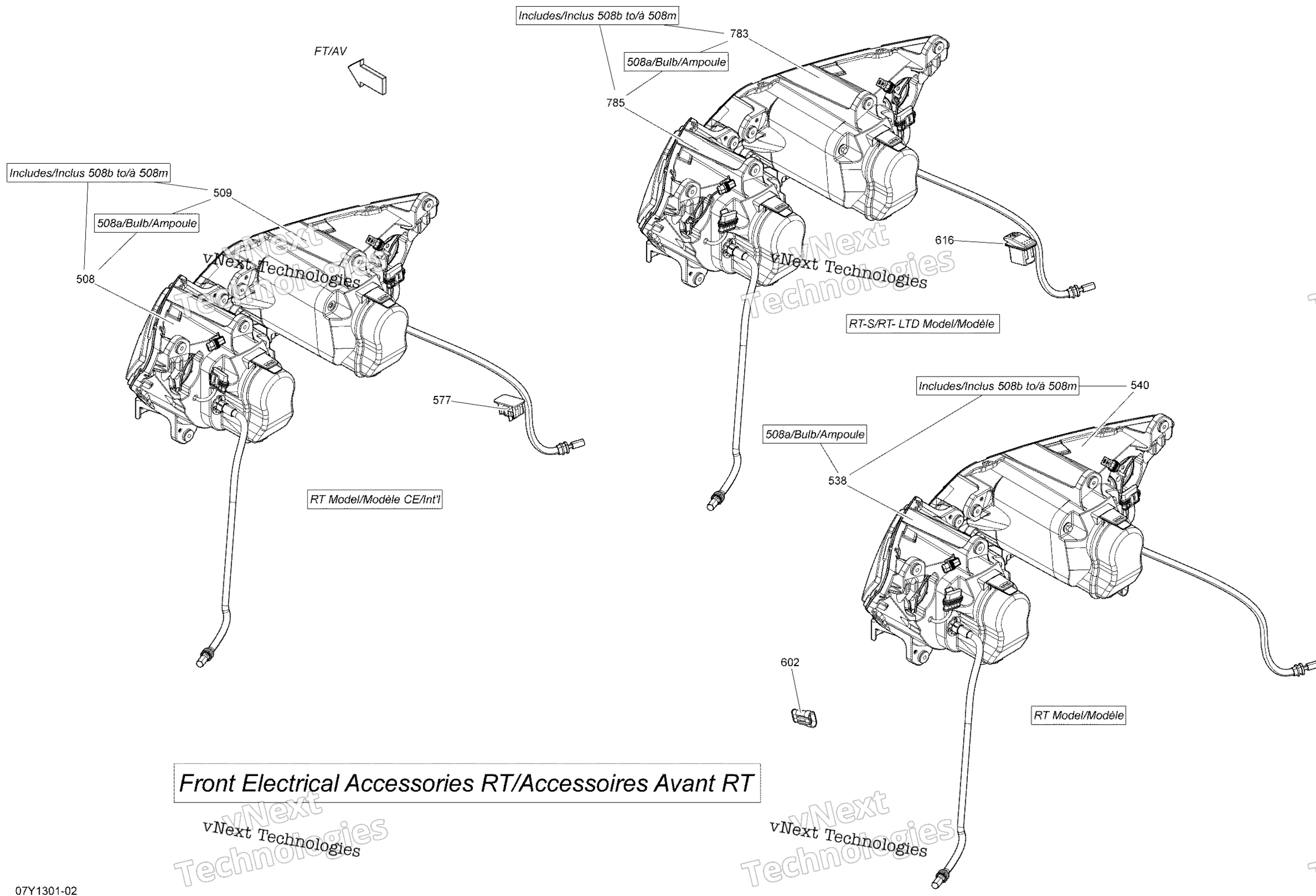 Электрооборудование Accessories, Front Headlight