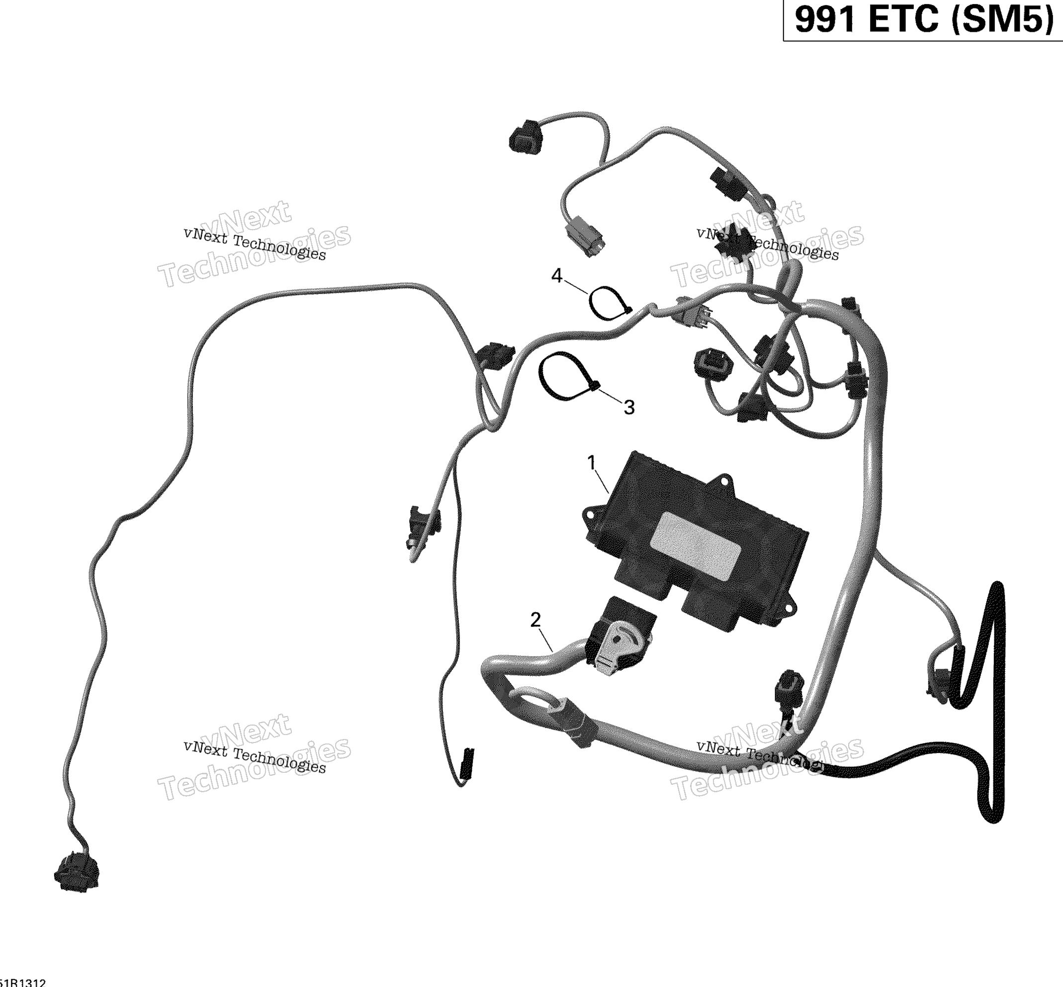 Двигатель Harness And Electronic Module
