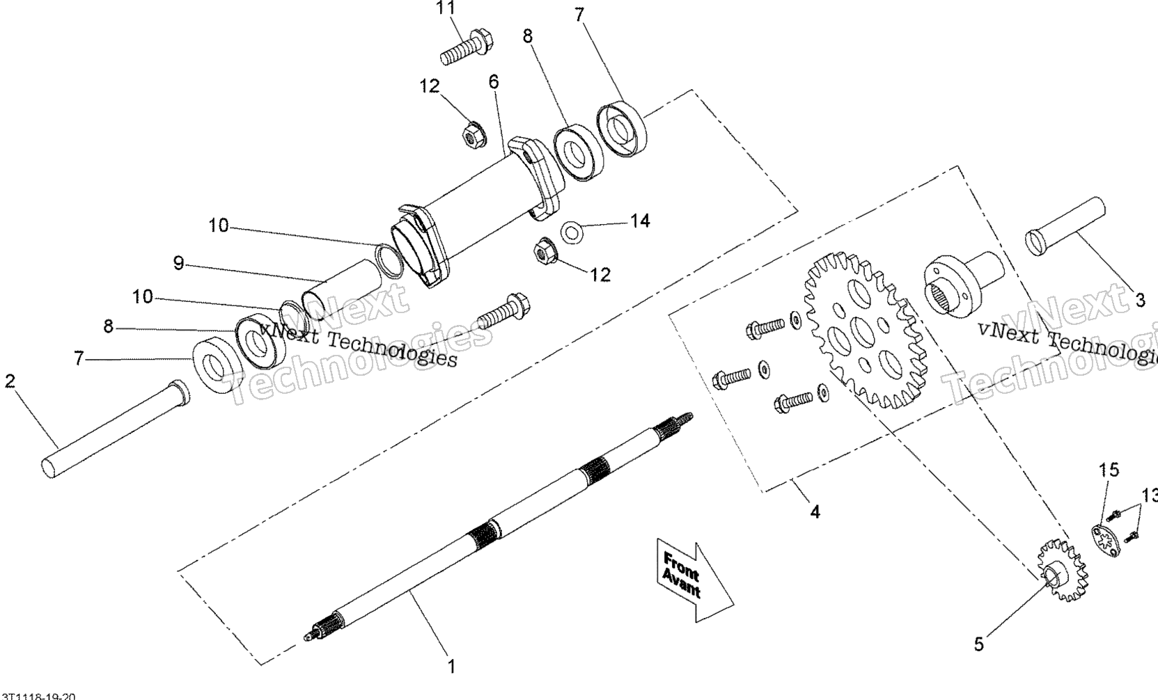 Привод System, Rear