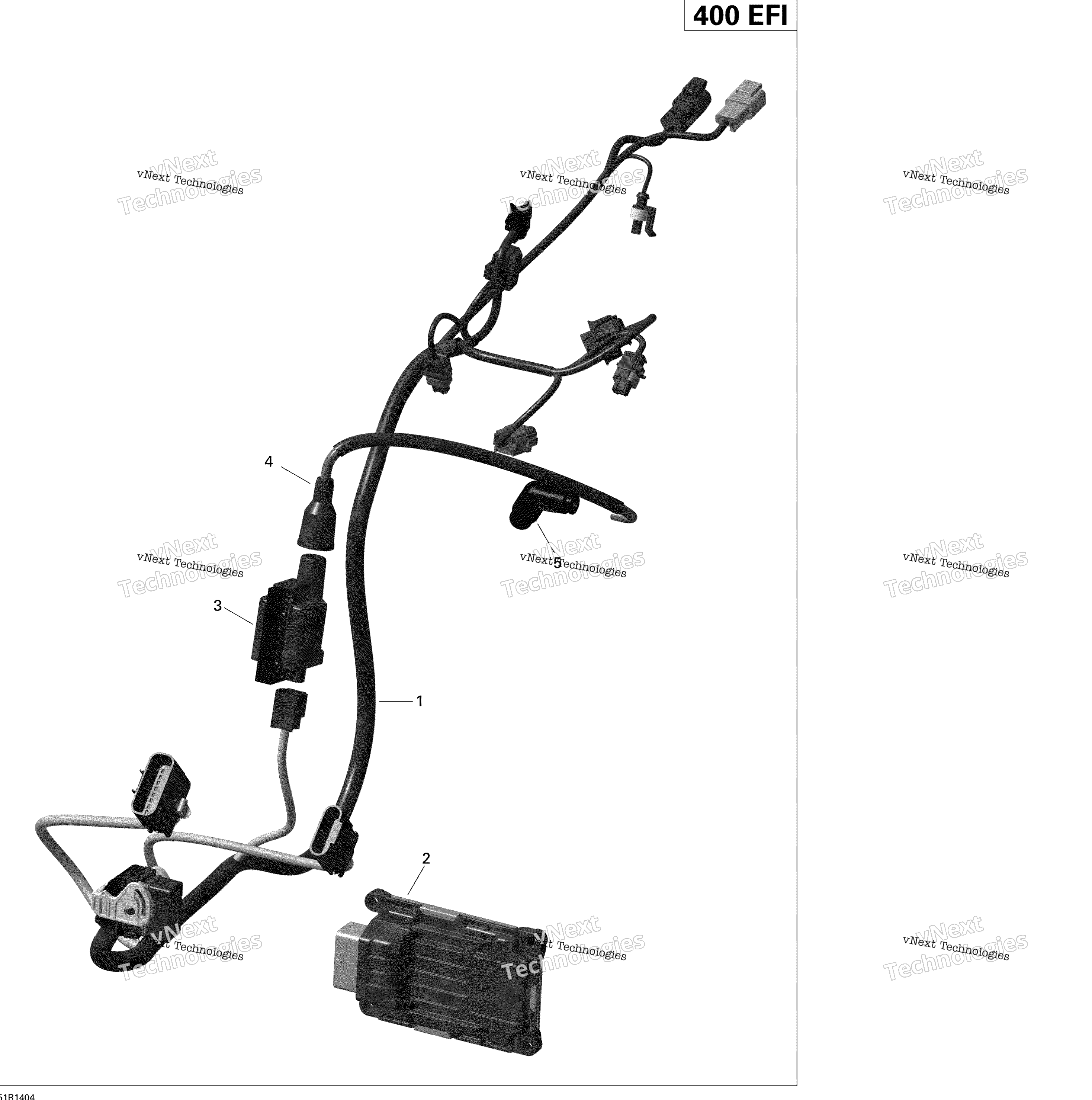 Двигатель Harness And Electronic Module