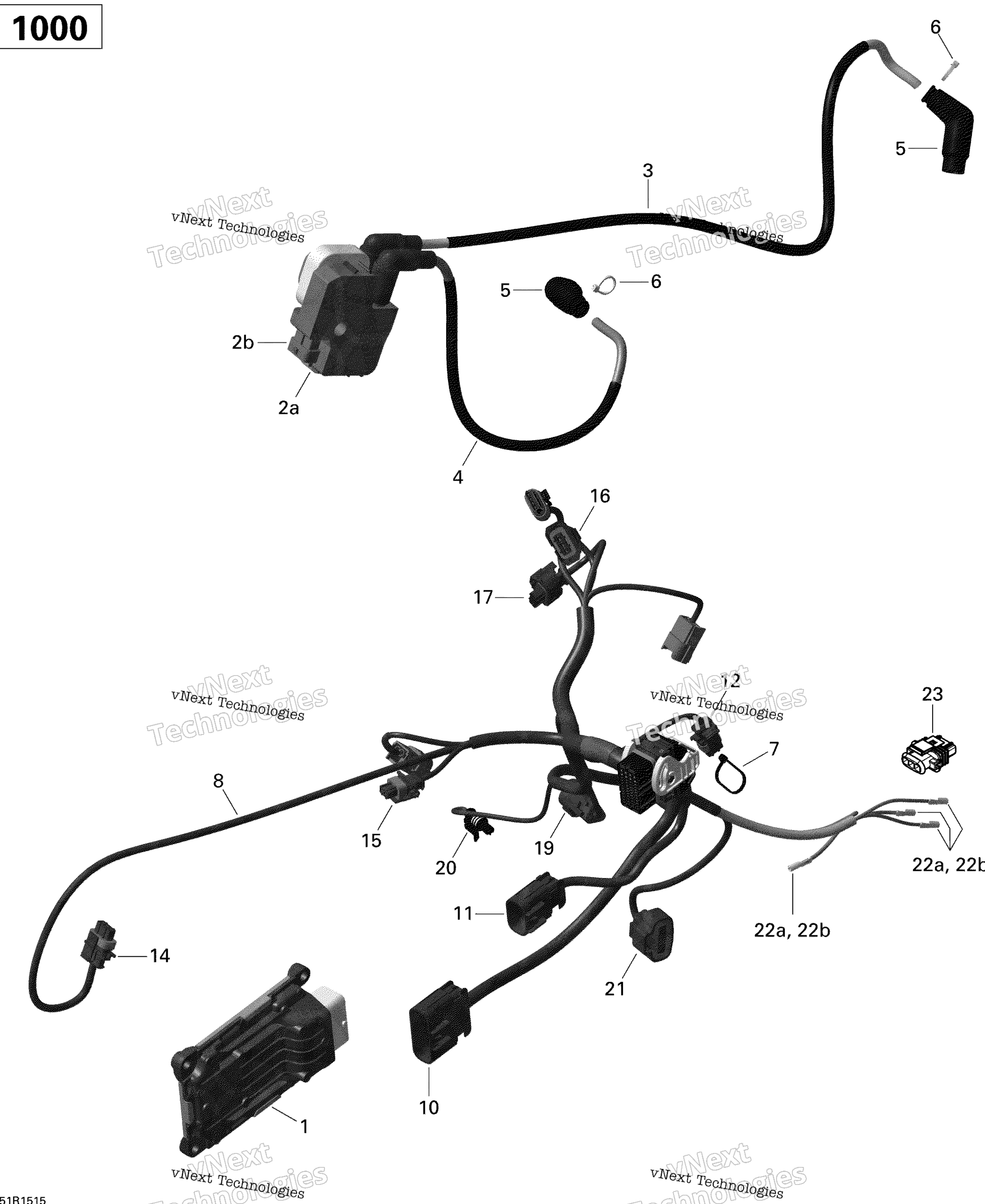 Двигатель Harness And Electronic Module Outlander Max
