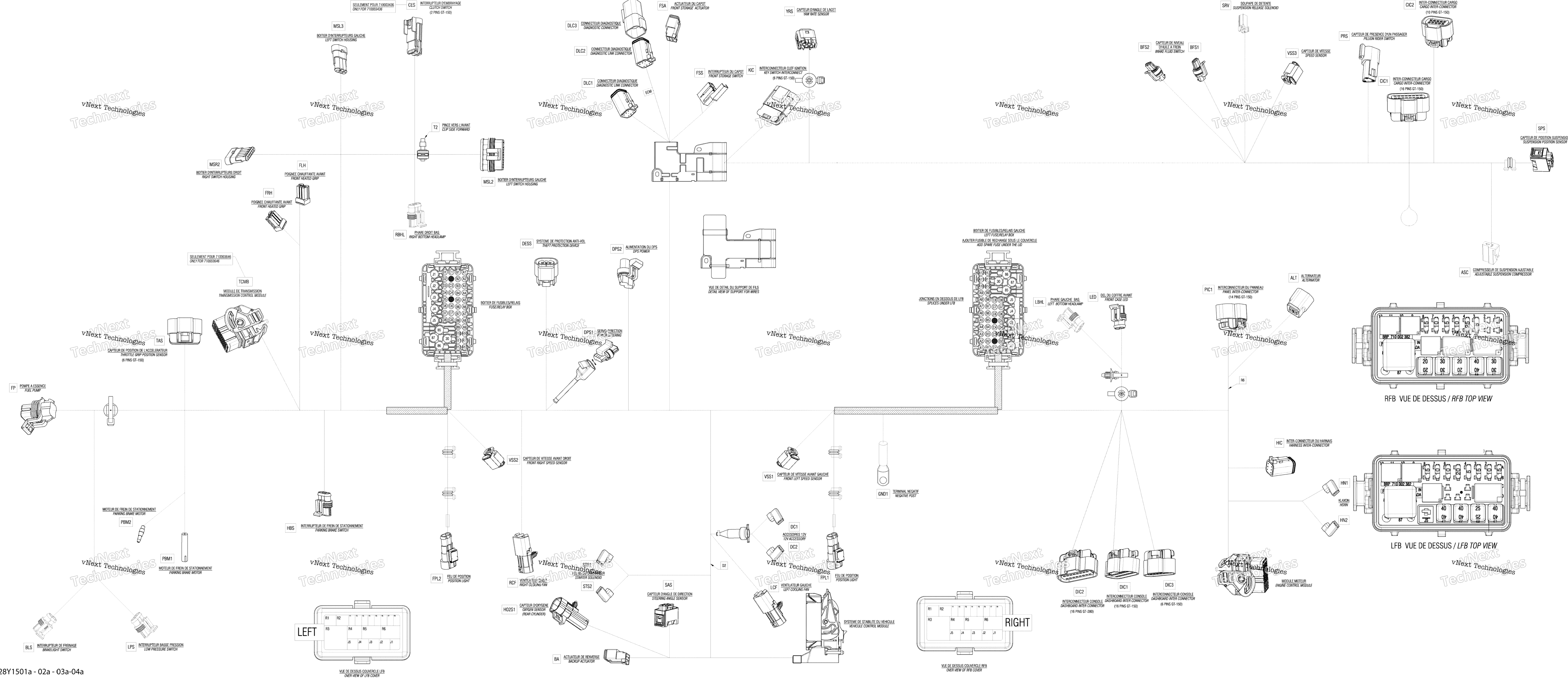 Электрооборудование Harness Frame Se6