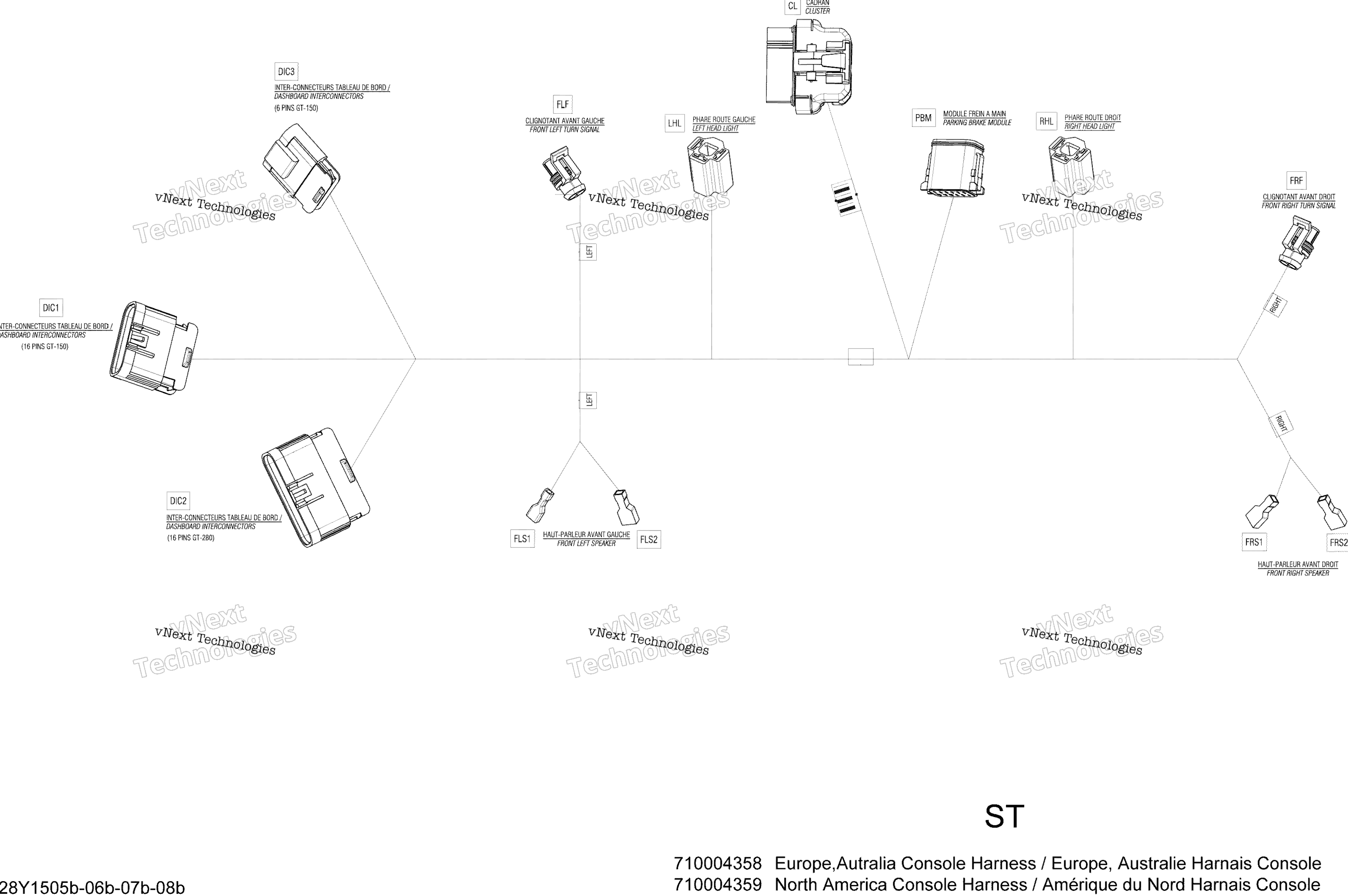 Электрооборудование Harness Console
