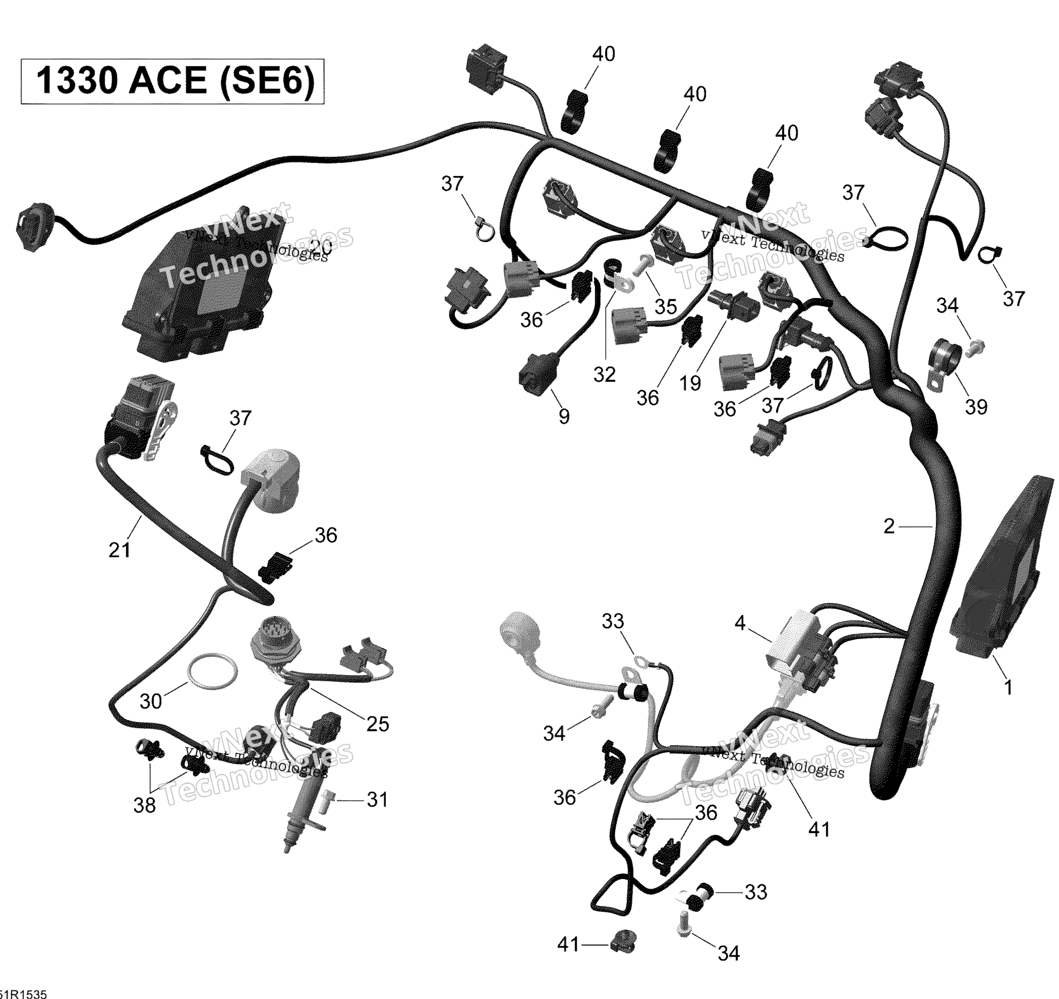 Двигатель Harness And Electronic Module