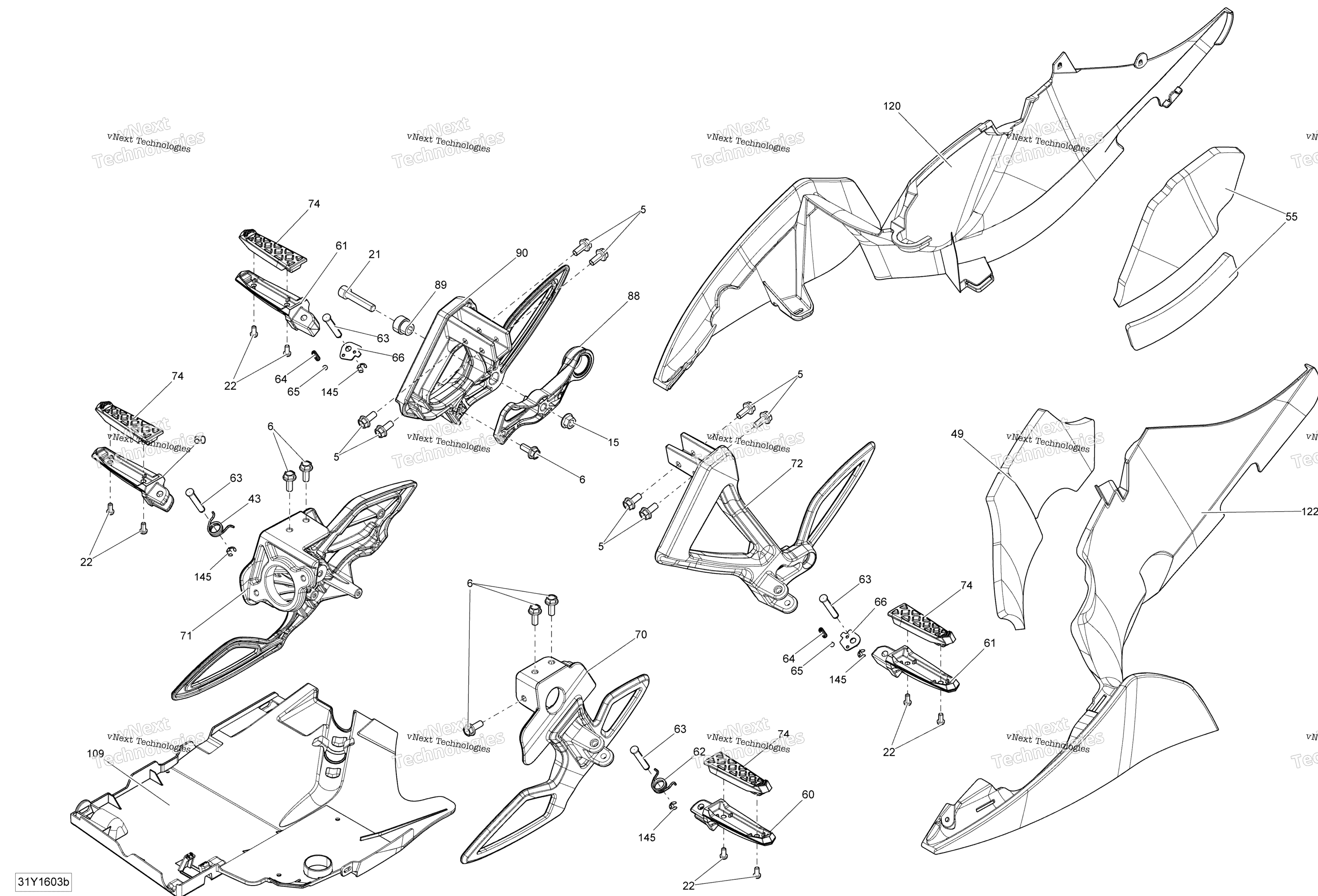 Кузов And Accessories - Footrest