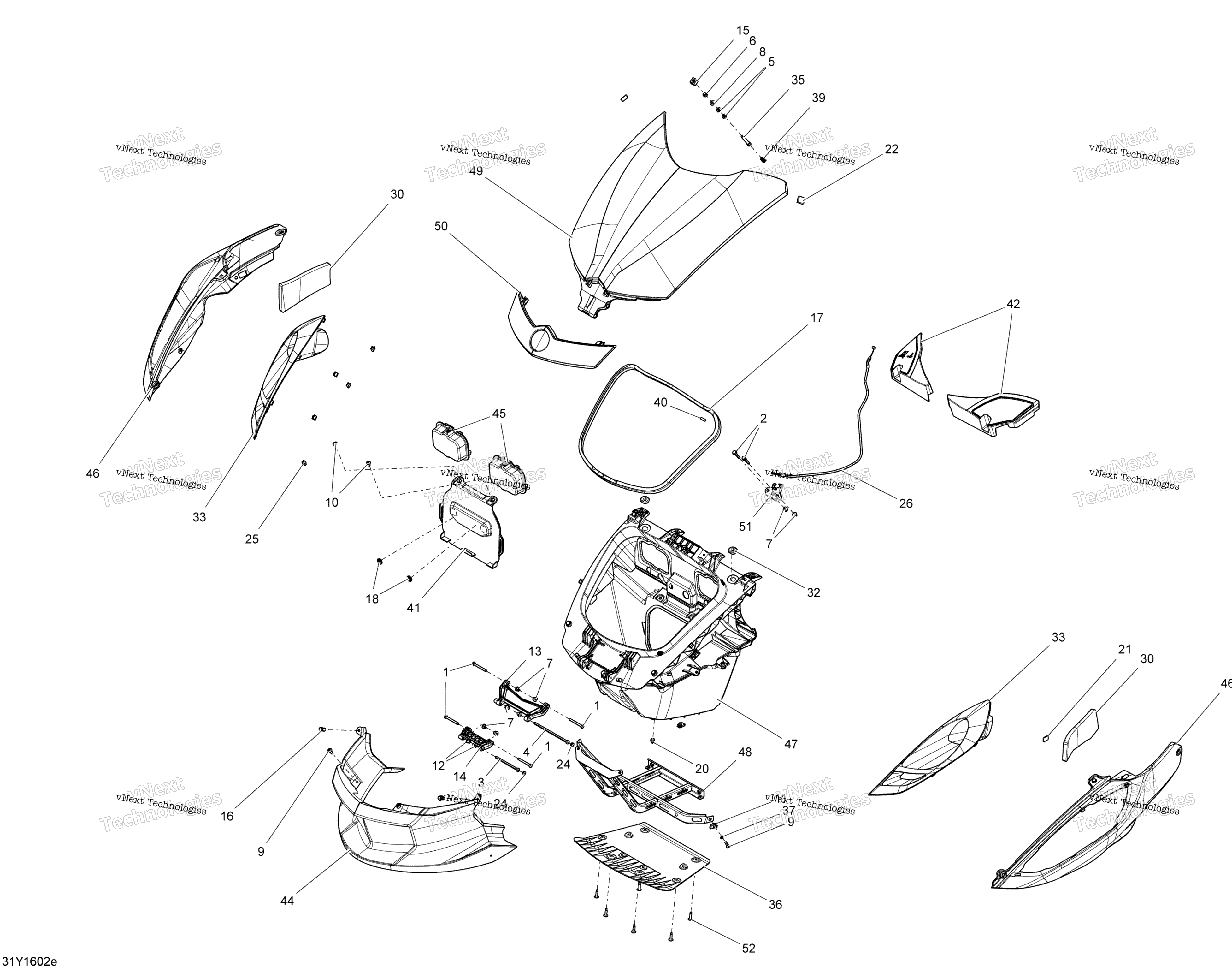 Кузов And Accessories - Front Storage