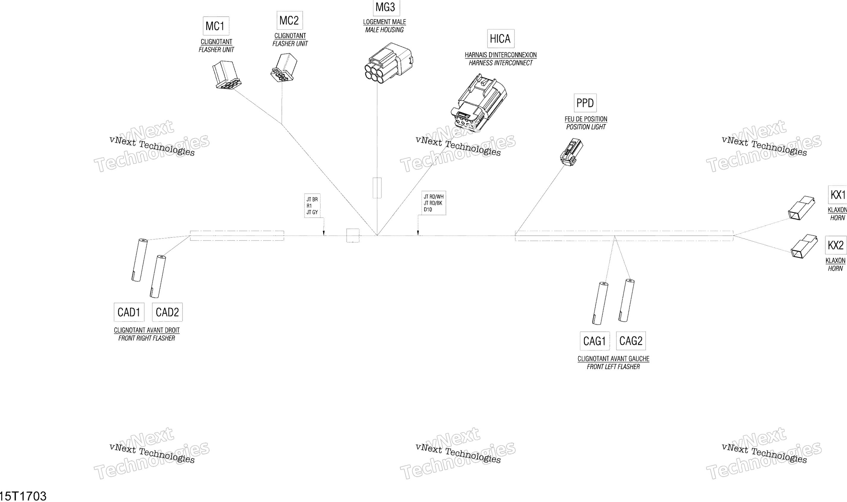 Электрооборудование Harness - Europe 710004680