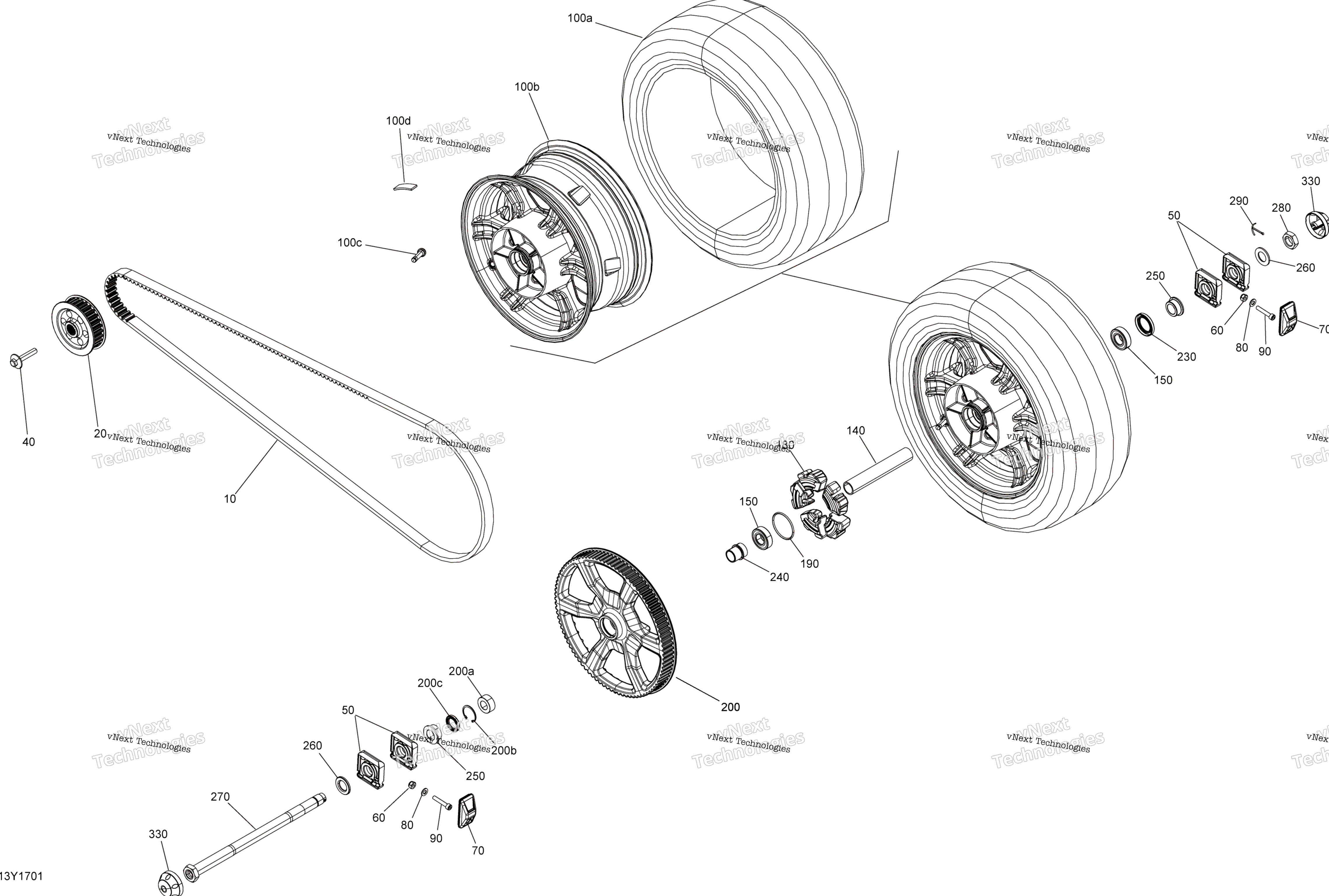 Привод System, Rear - All Models