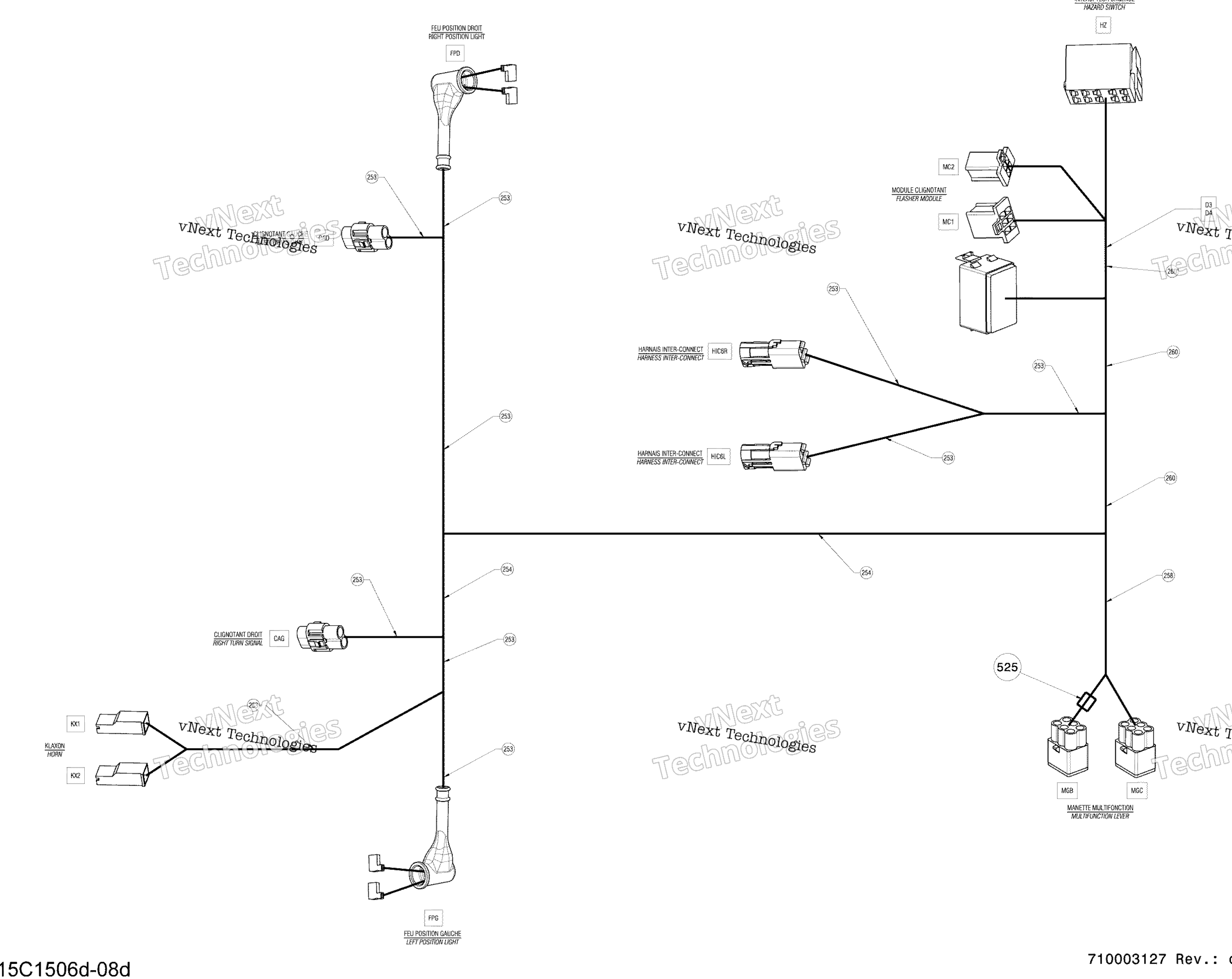 Электрооборудование Harness Assy Europe