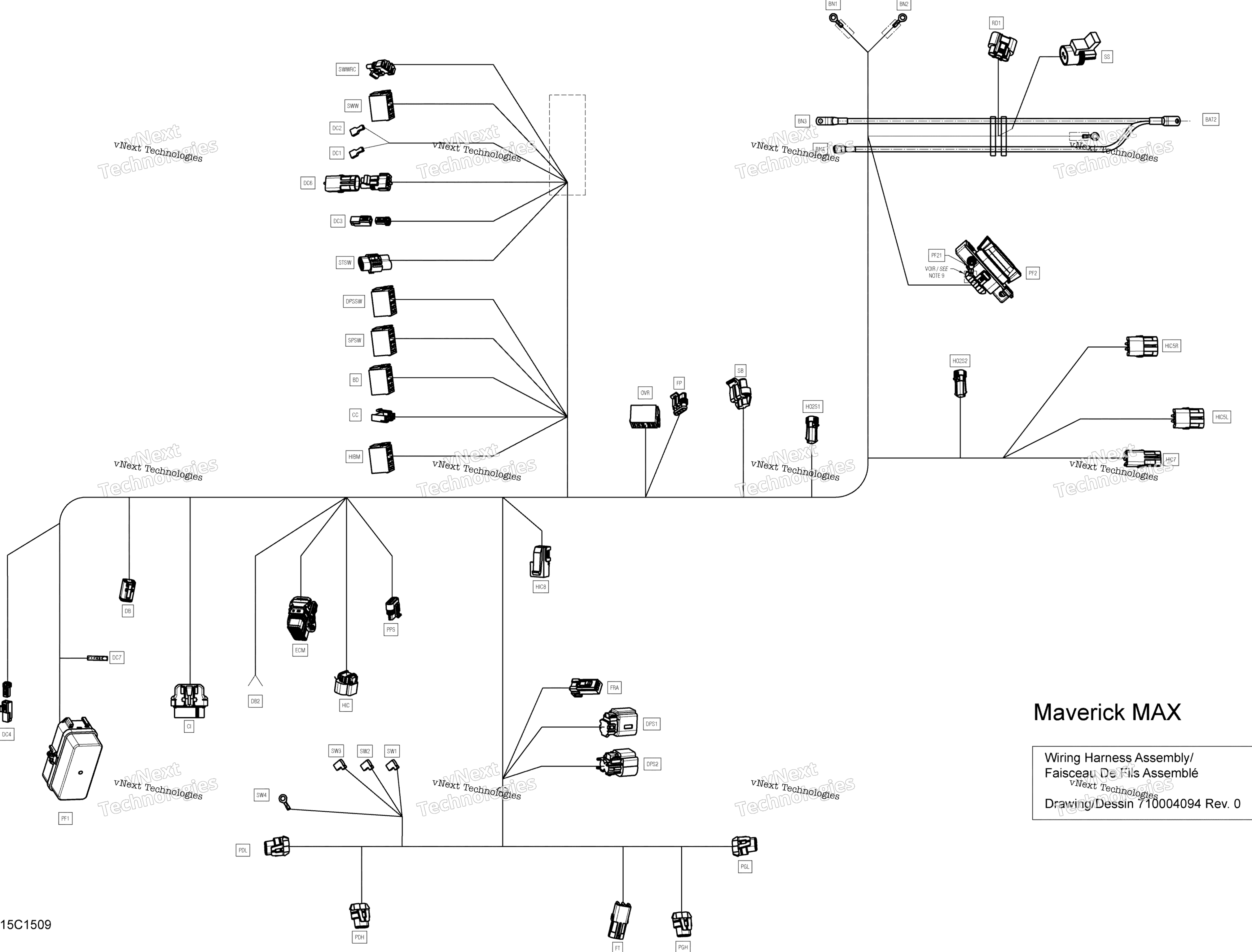 Электрооборудование Harness Main