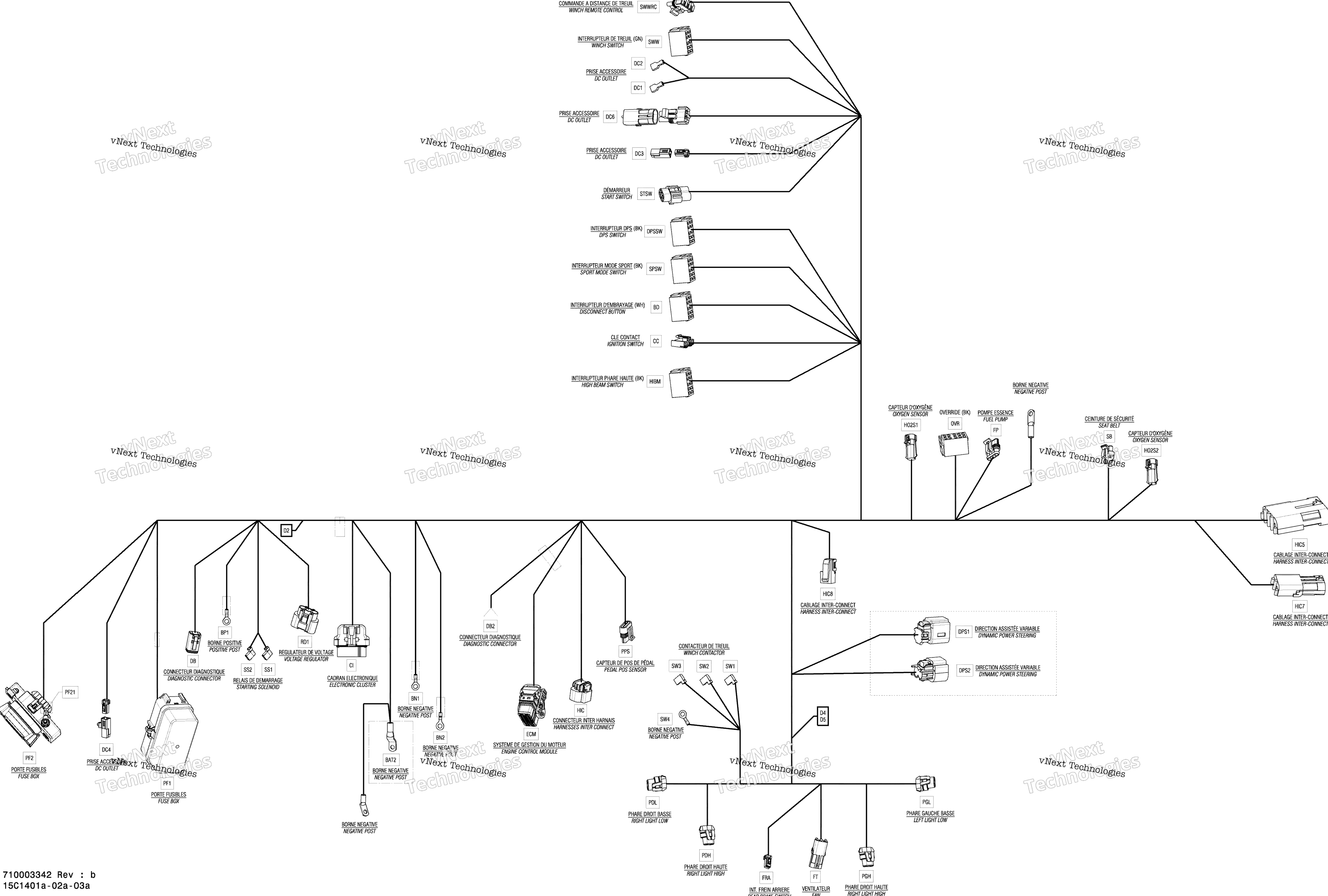 Электрооборудование Harness Main Harness