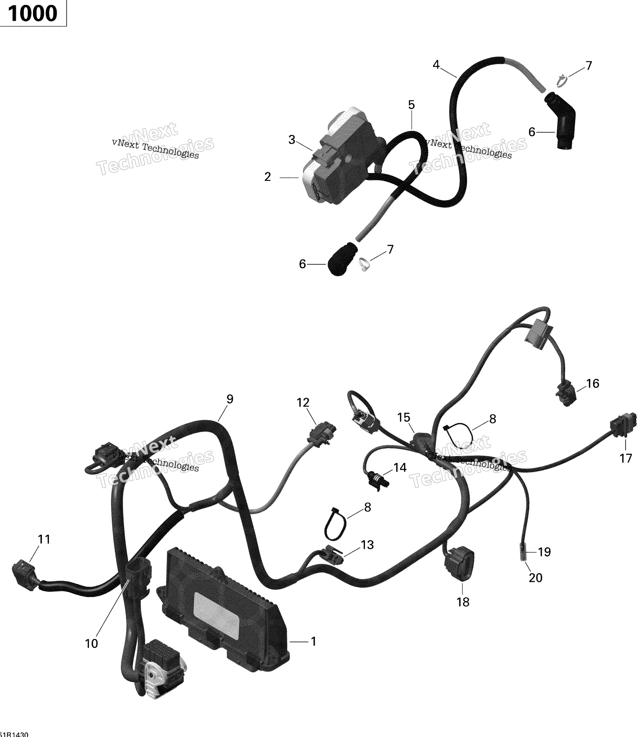 Двигатель Harness And Electronic Module