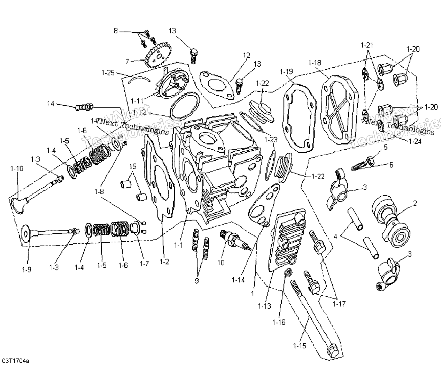 Цилиндр Head And Intake Manifold