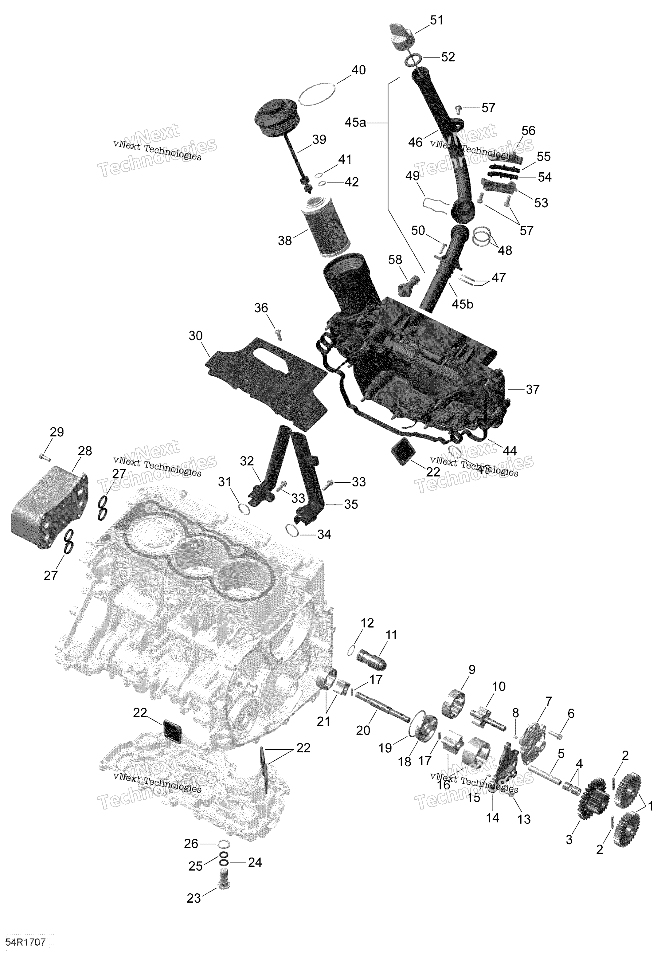 Двигатель Lubrication - All Models