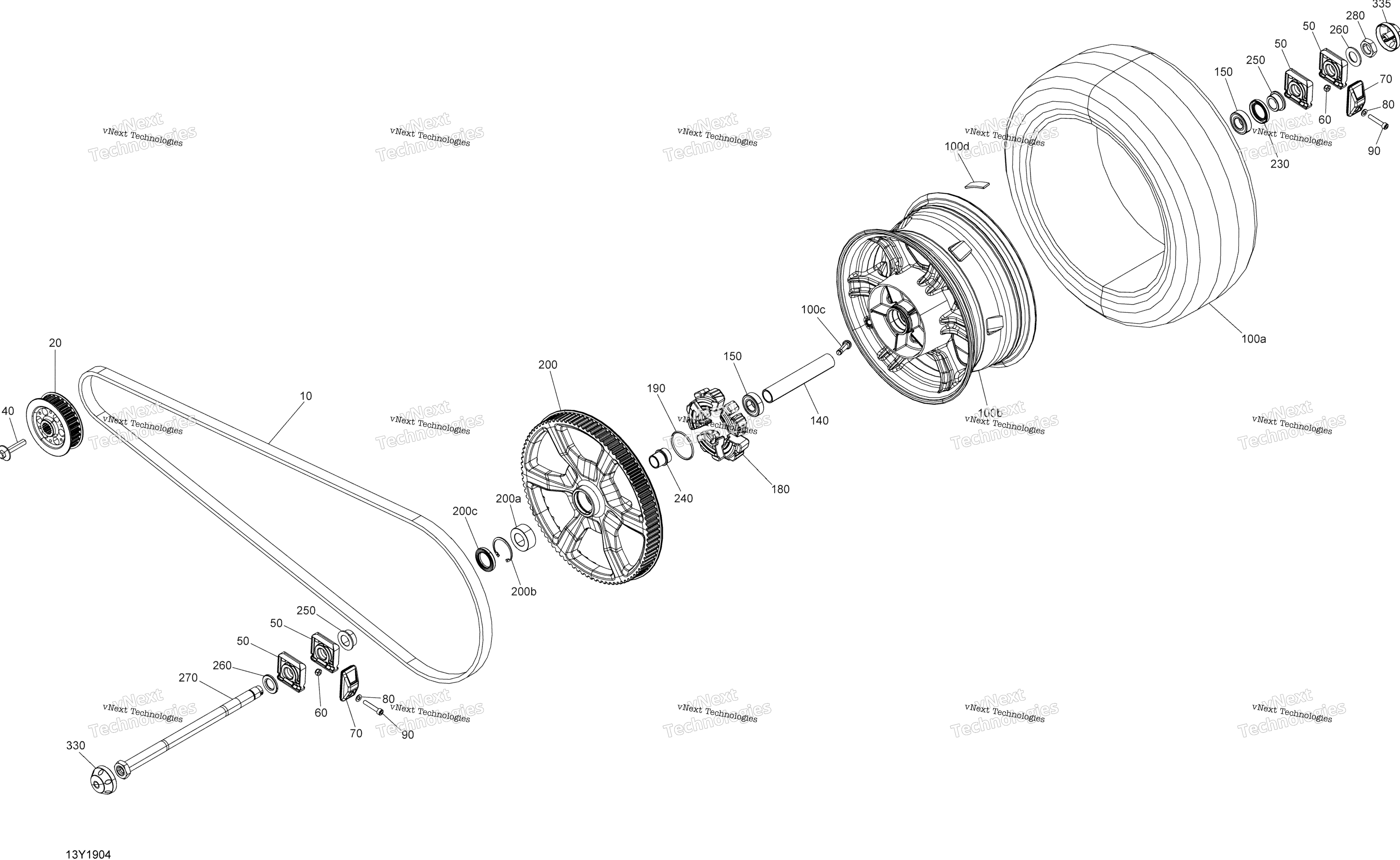 Привод System, Rear