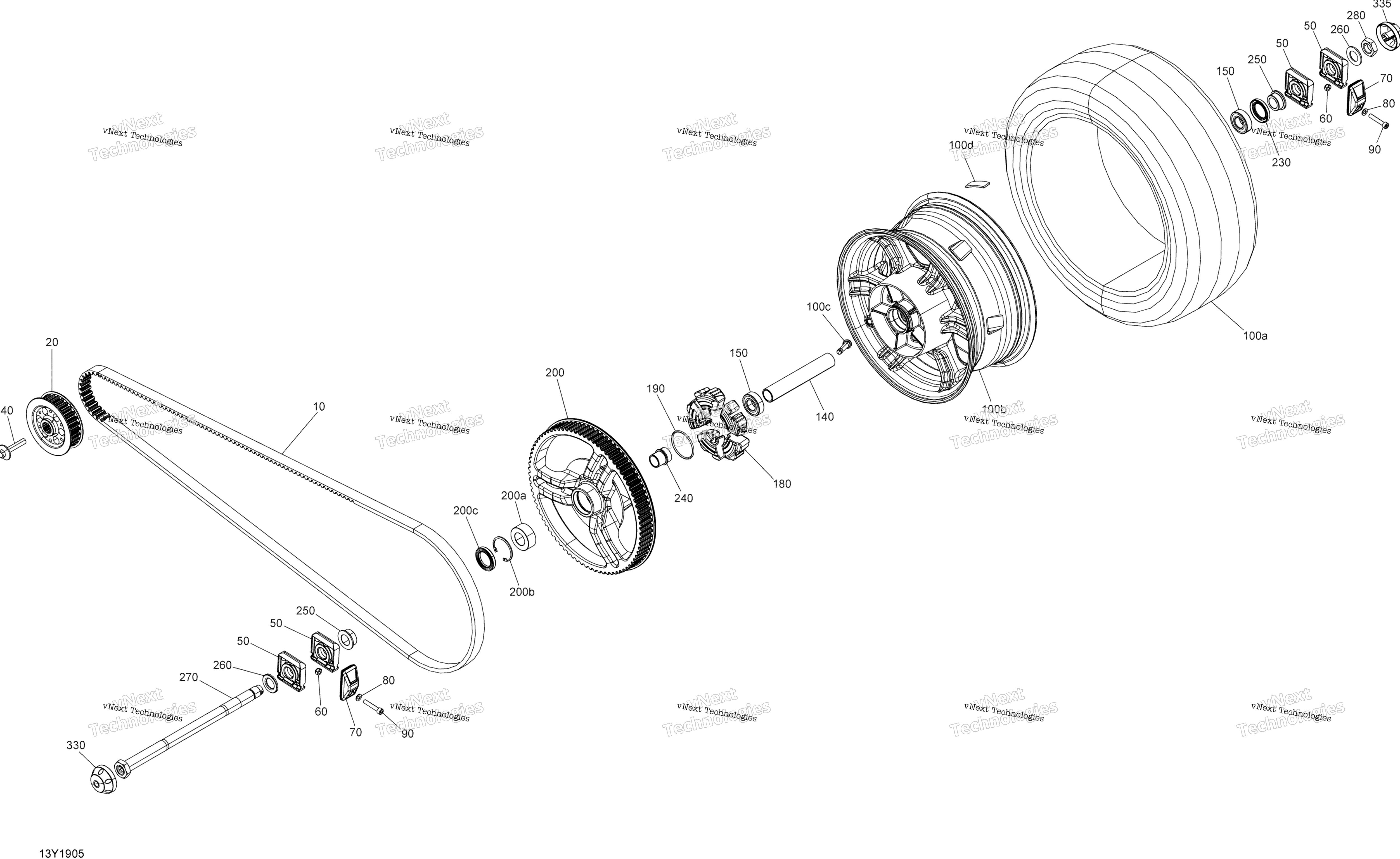Привод System, Rear