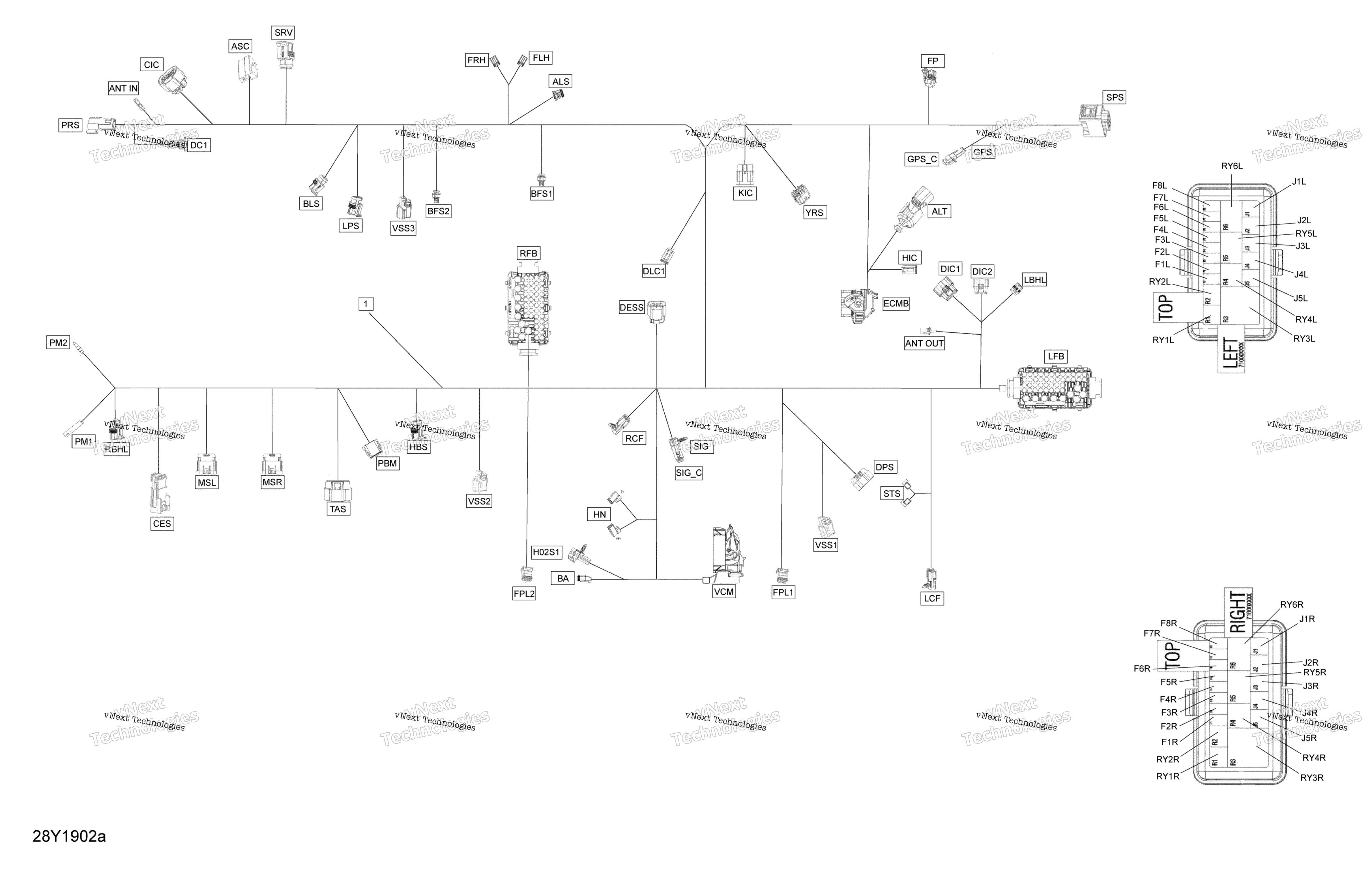 Рама Harness 710005447