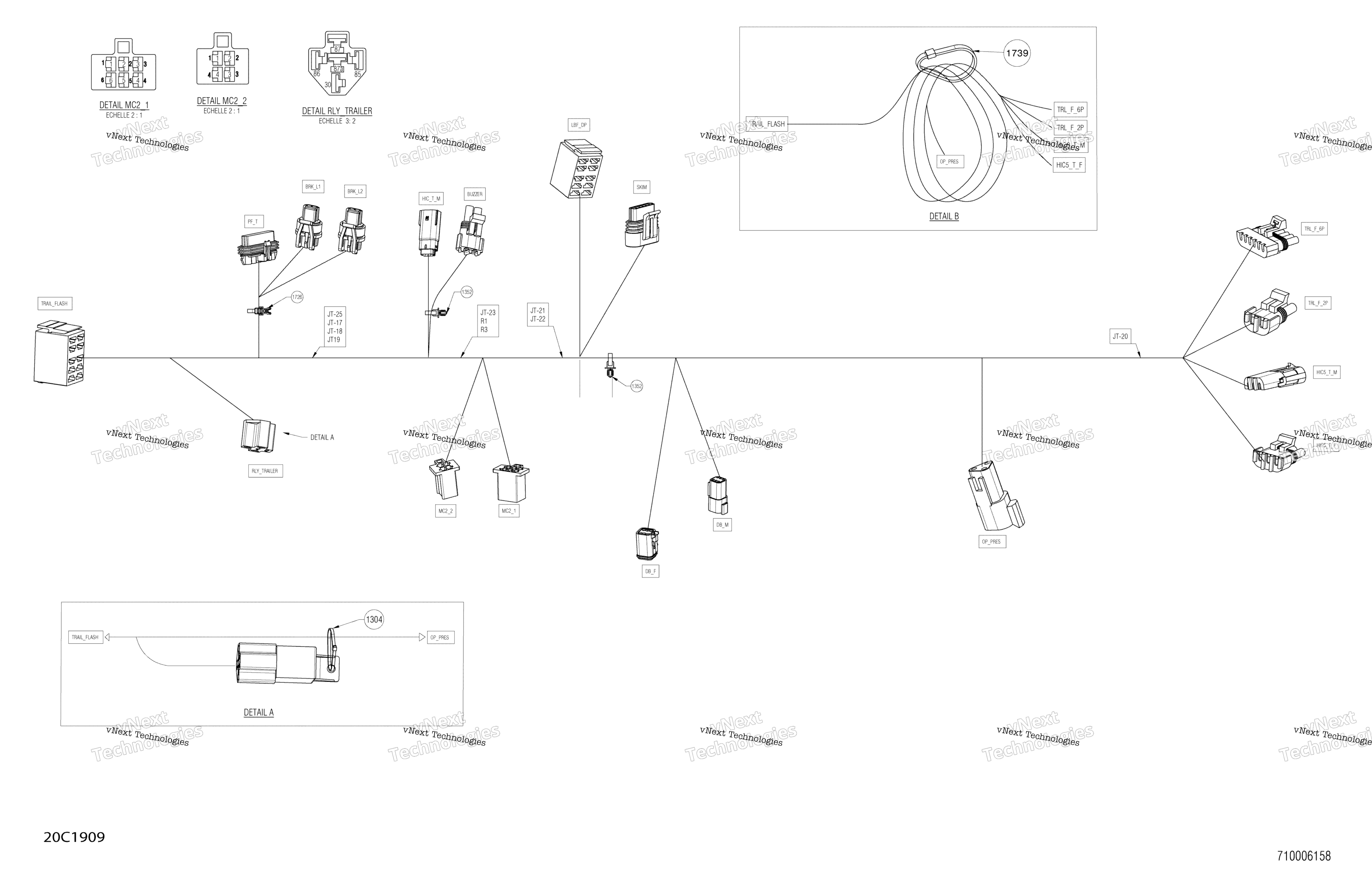 Электрооборудование - Harness - 710006158